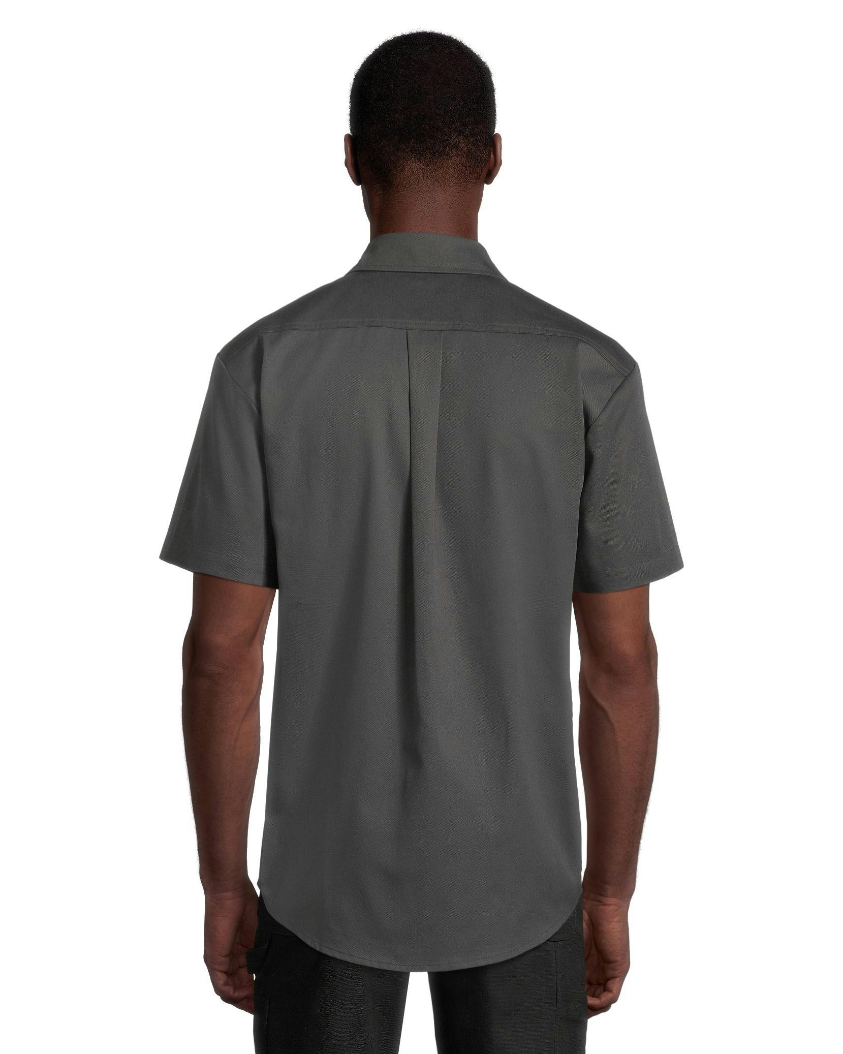 Dakota WorkPro Series Men's Button Front Stretch Poly Cotton Short Sleeve Work Shirt