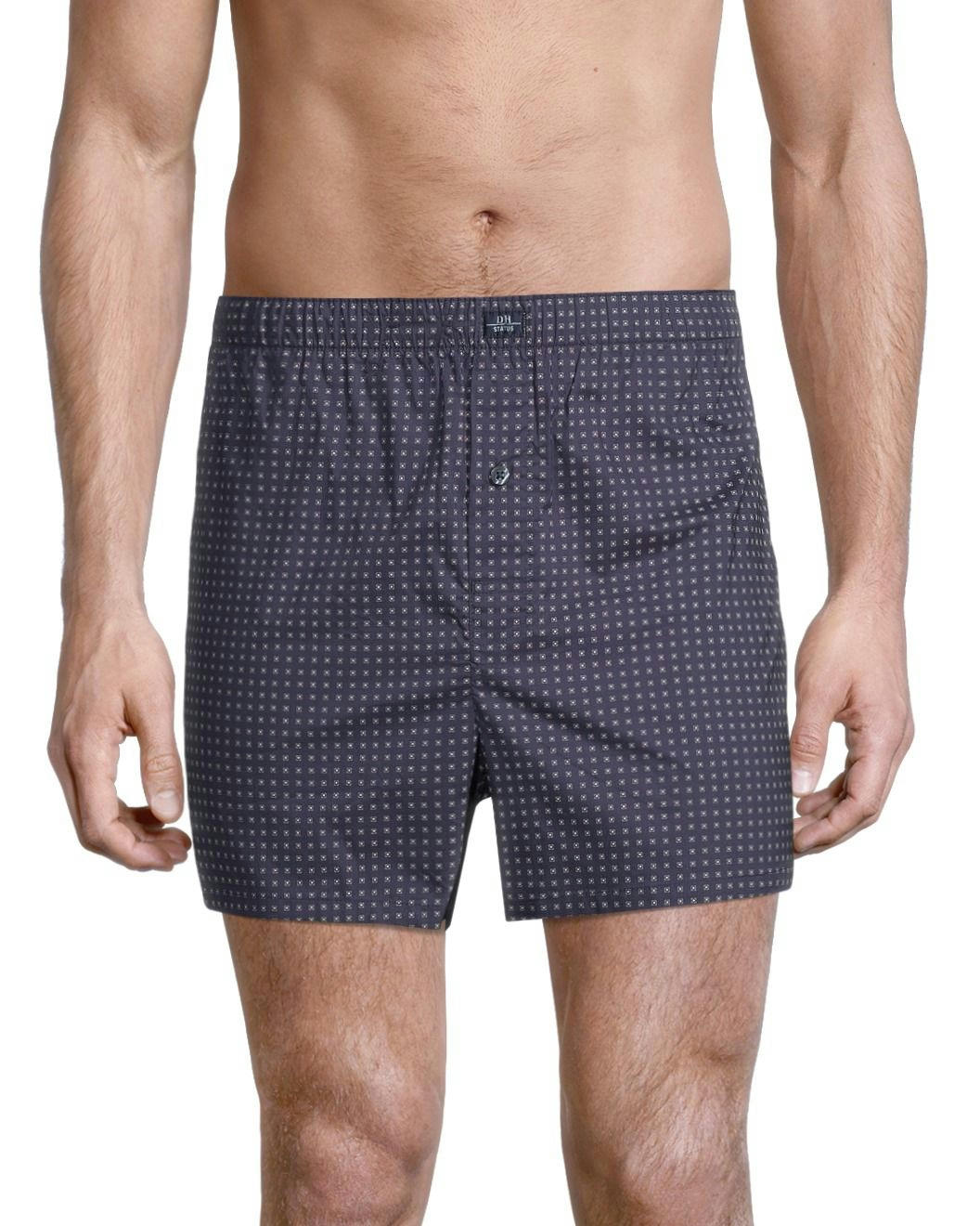 Denver Hayes Men's 2 Pack Woven Boxer