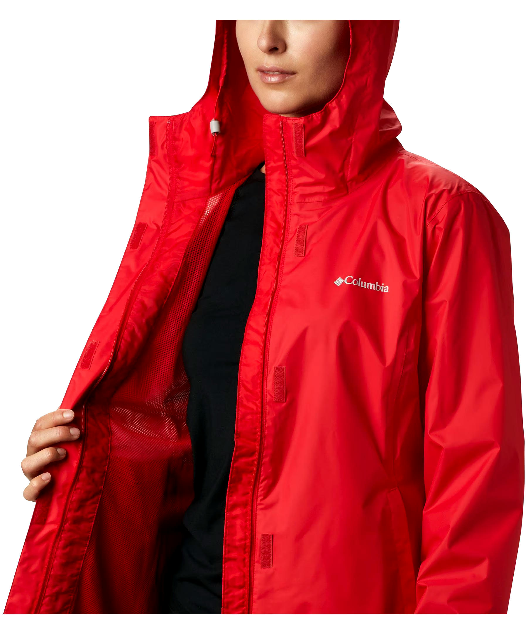 Columbia Women's Arcadia II Hooded Rain Jacket, Waterproof, Breathable, Packable, Shell