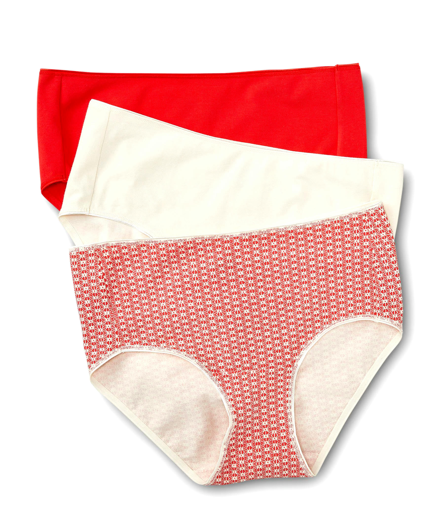 Denver Hayes Women's 3 Pack Cotton Stretch Modern Brief Underwear