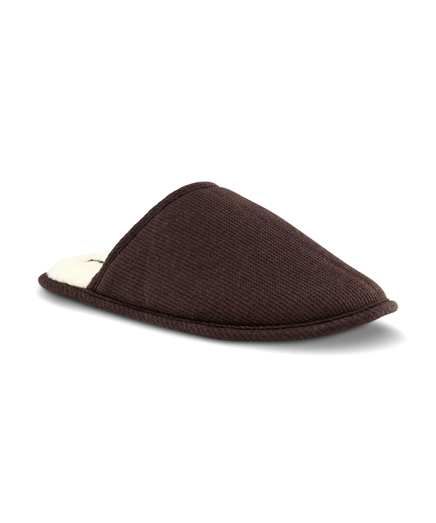 WindRiver Men's Woven Memory Foam Scuff Slipper