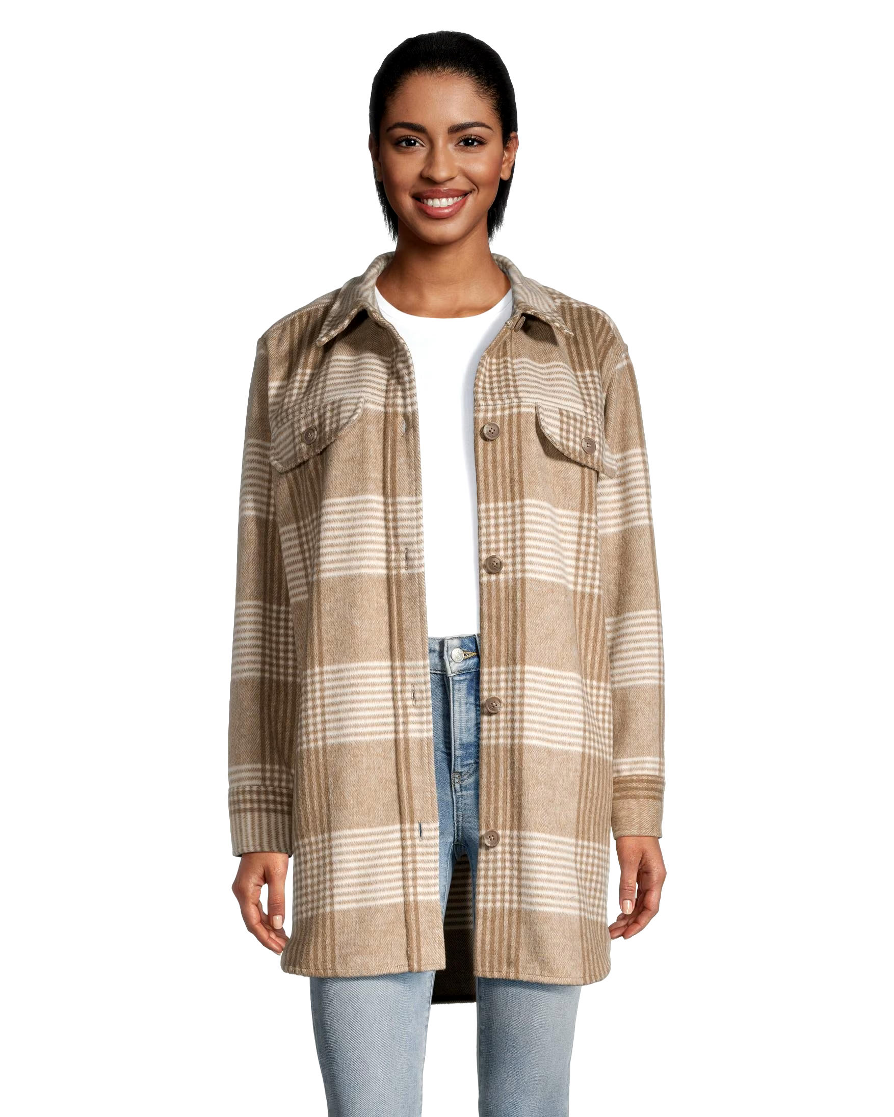 Denver Hayes Women's Relaxed Fit Long Shacket