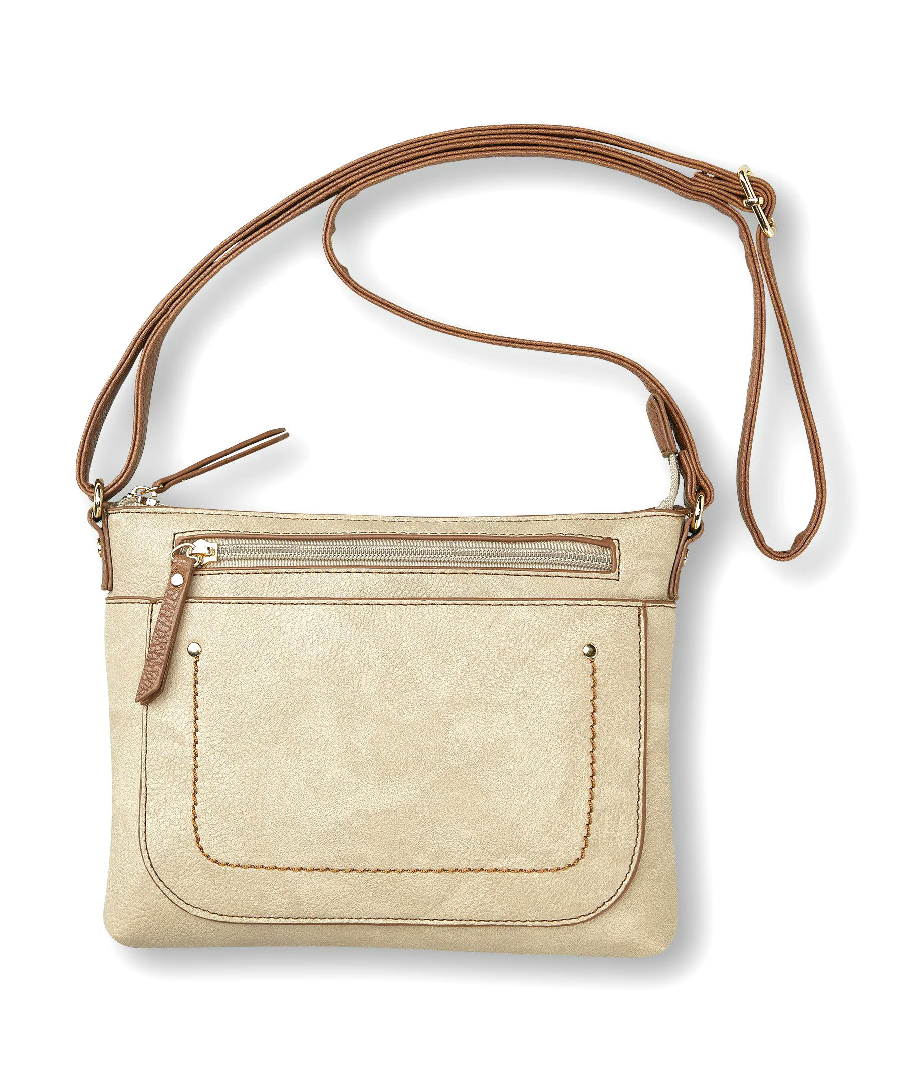 Denver Hayes Women's Cross-Body Purse with Contrast Strap