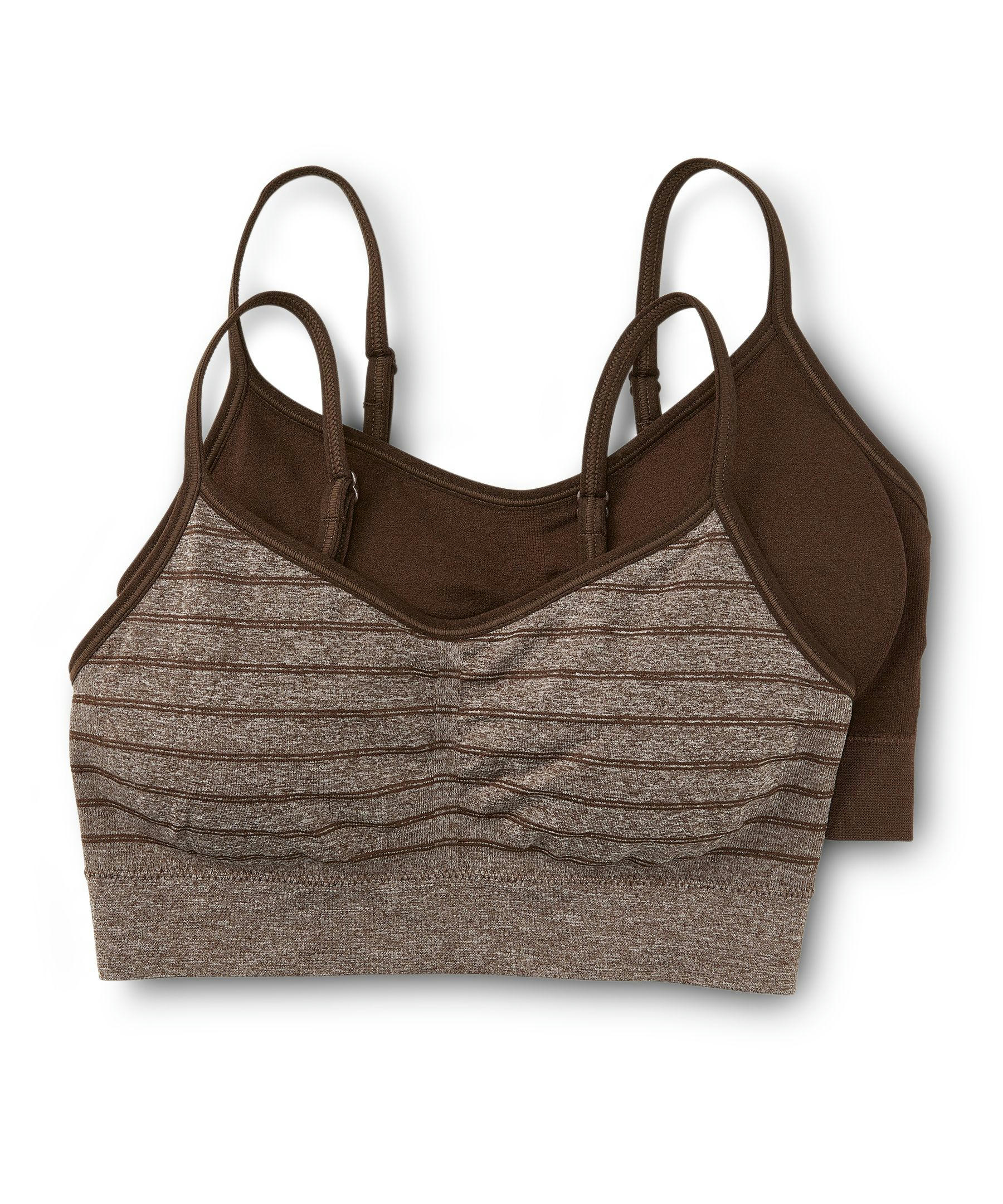 Denver Hayes Women's 2 Pack Perfect Fit Seamless Comfort Bra