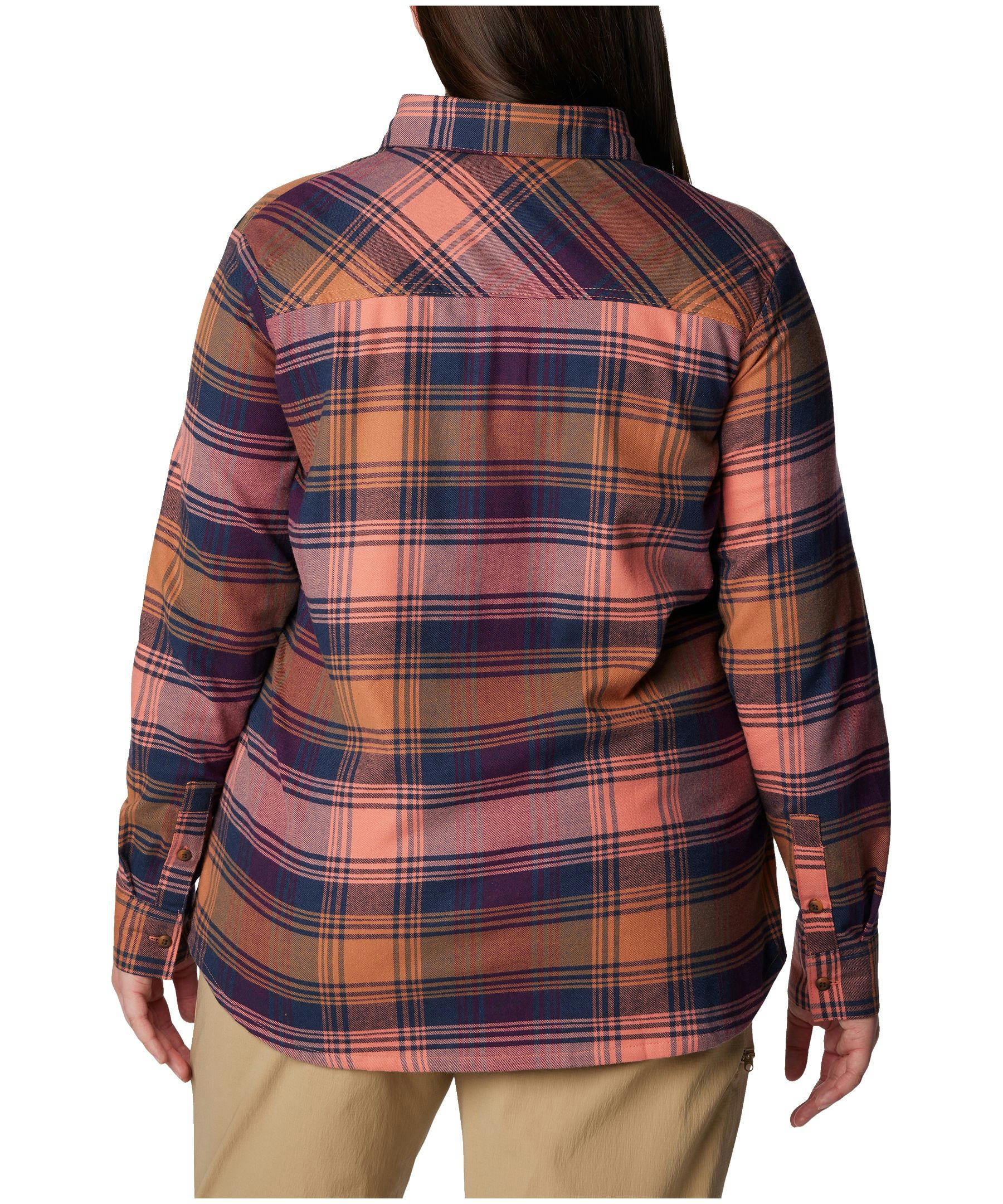 Columbia Women's Calico Basin Classic Long Sleeve Flannel Shirt