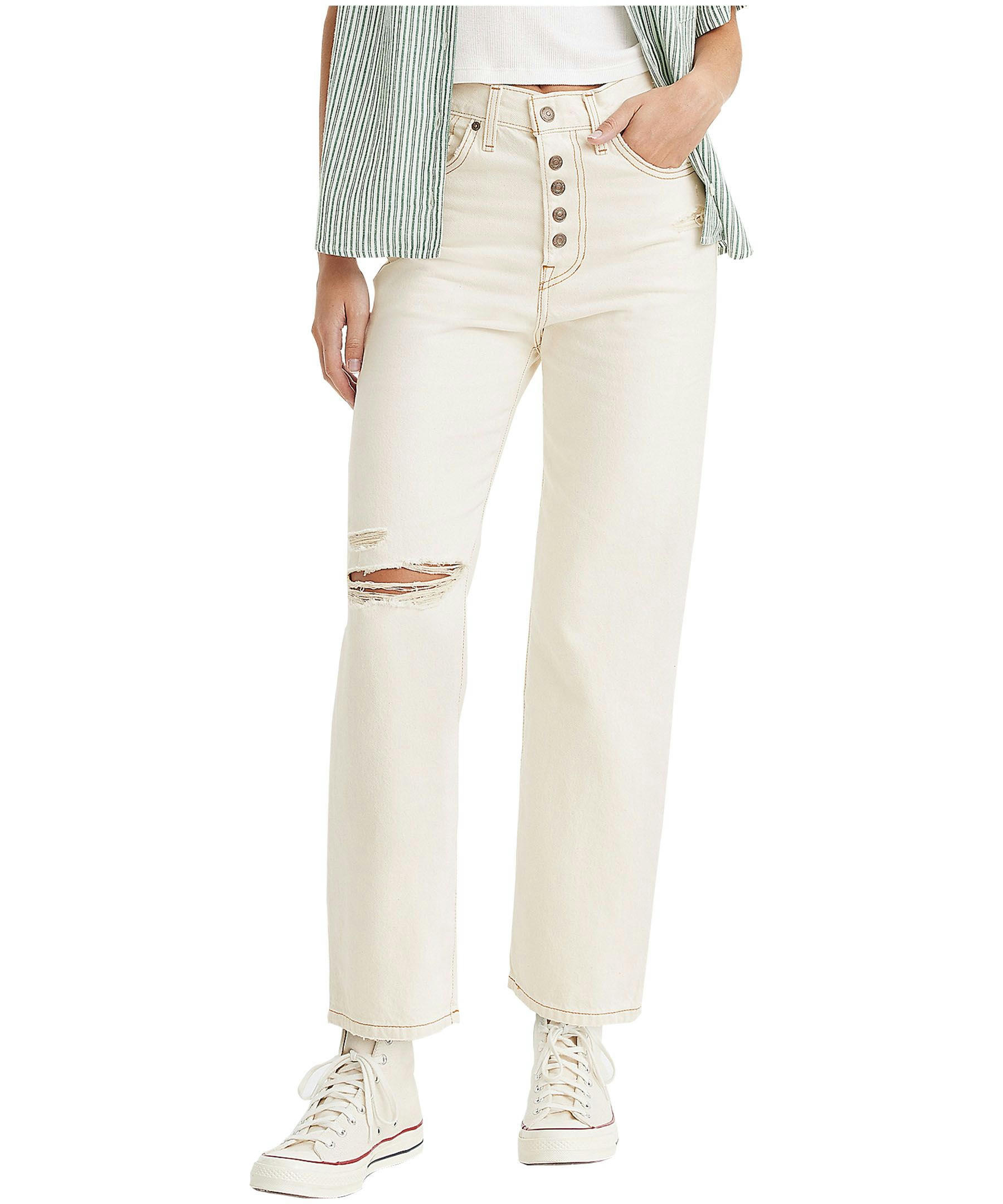 Levi's Women's Ribcage High Rise Straight Leg Ankle Jeans