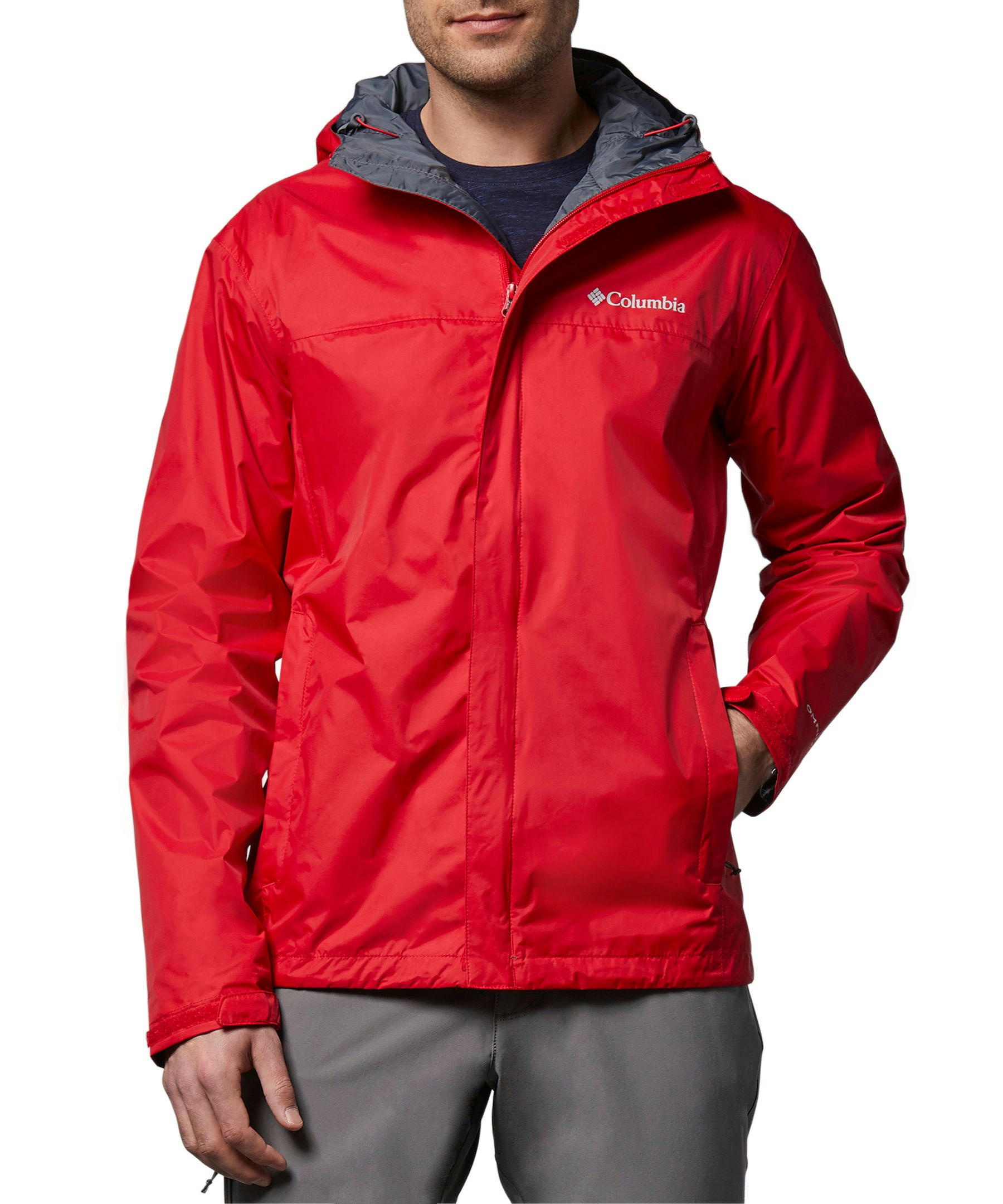Columbia Men's Watertight II Hooded Rain Jacket, Waterproof, Breathable, Packable, Hiking