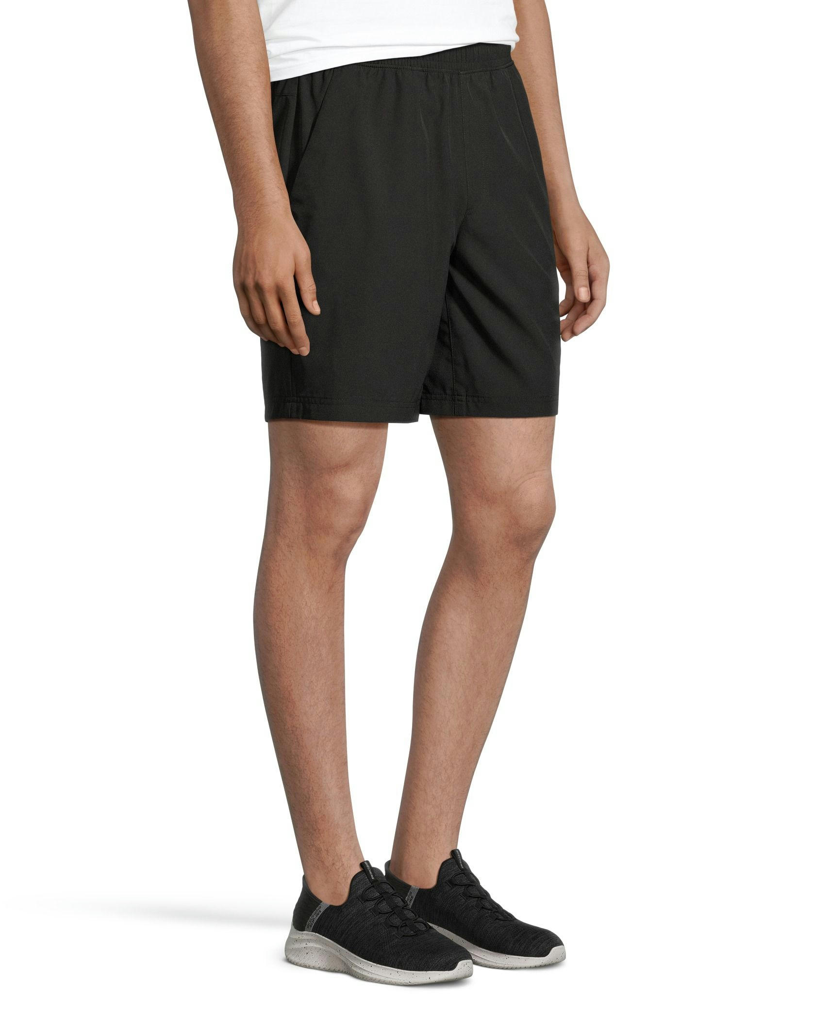 Matrix Men's Woven Shorts with Concealed Side Pocket Zippers