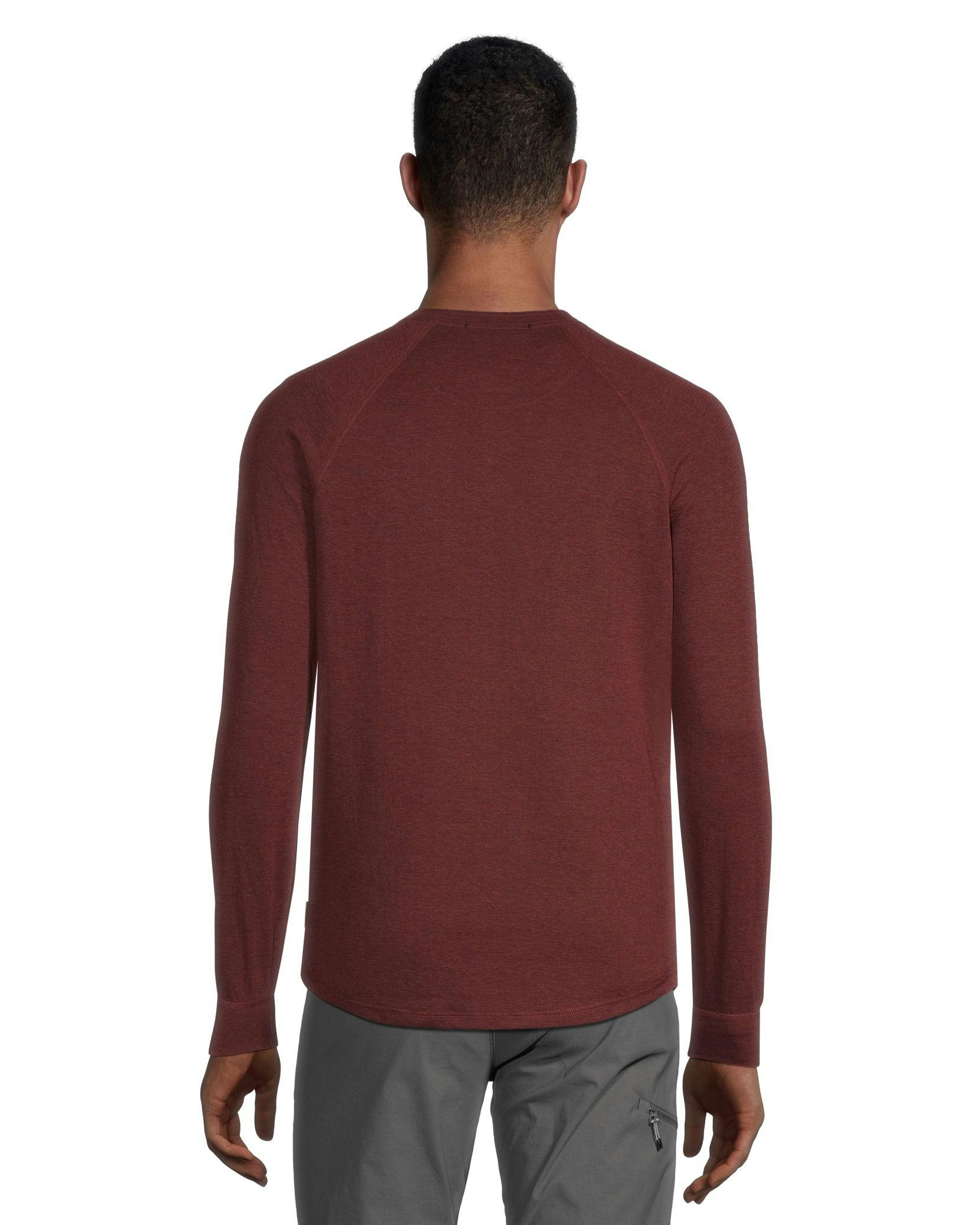 WindRiver Men's Long Sleeve Double Layer Henley