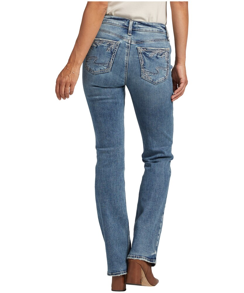 Silver Women's Suki Curvy Fit Mid Rise Slim Bootcut Jeans