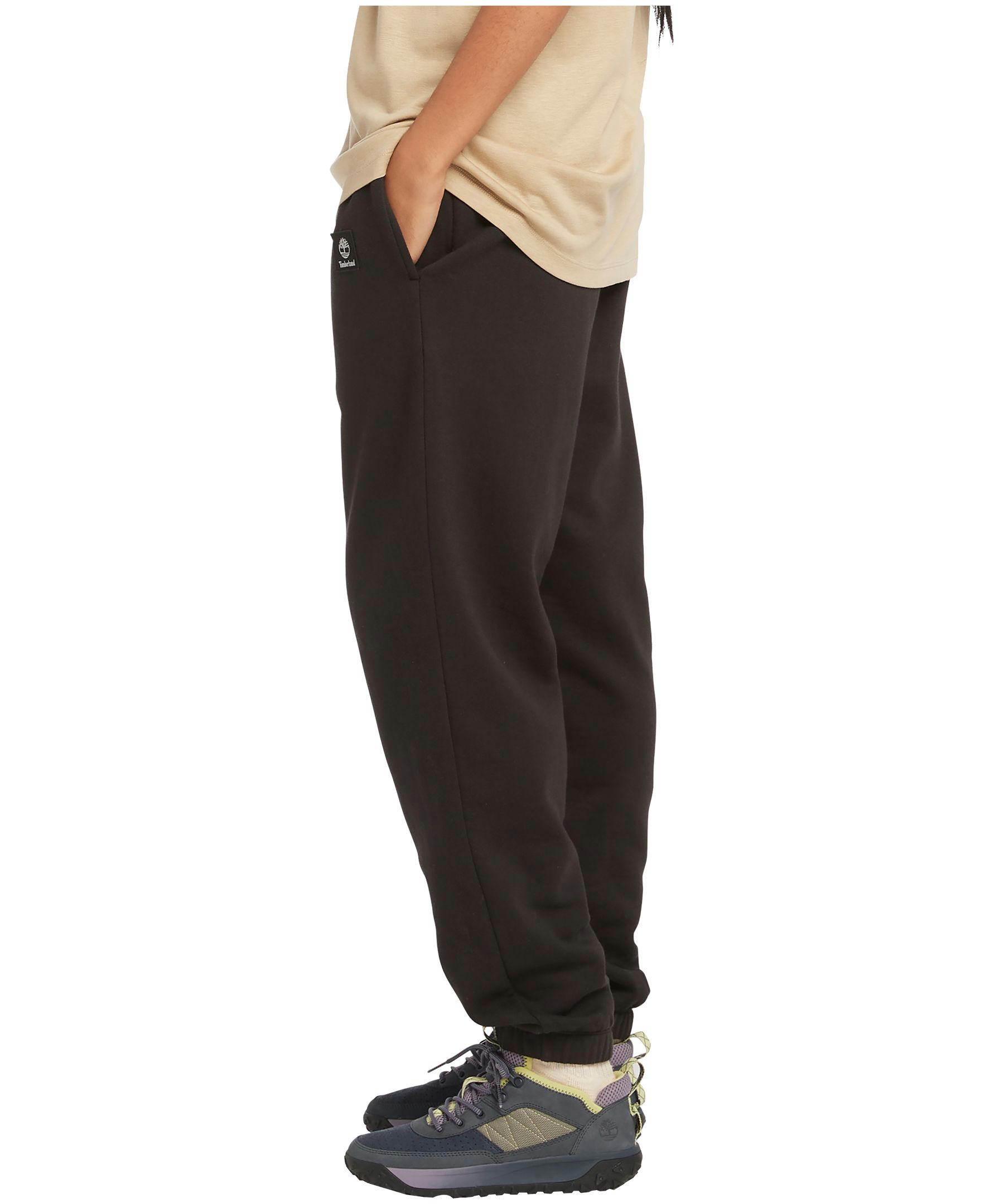 Timberland Men's Fleece Woven Badge Sweatpants