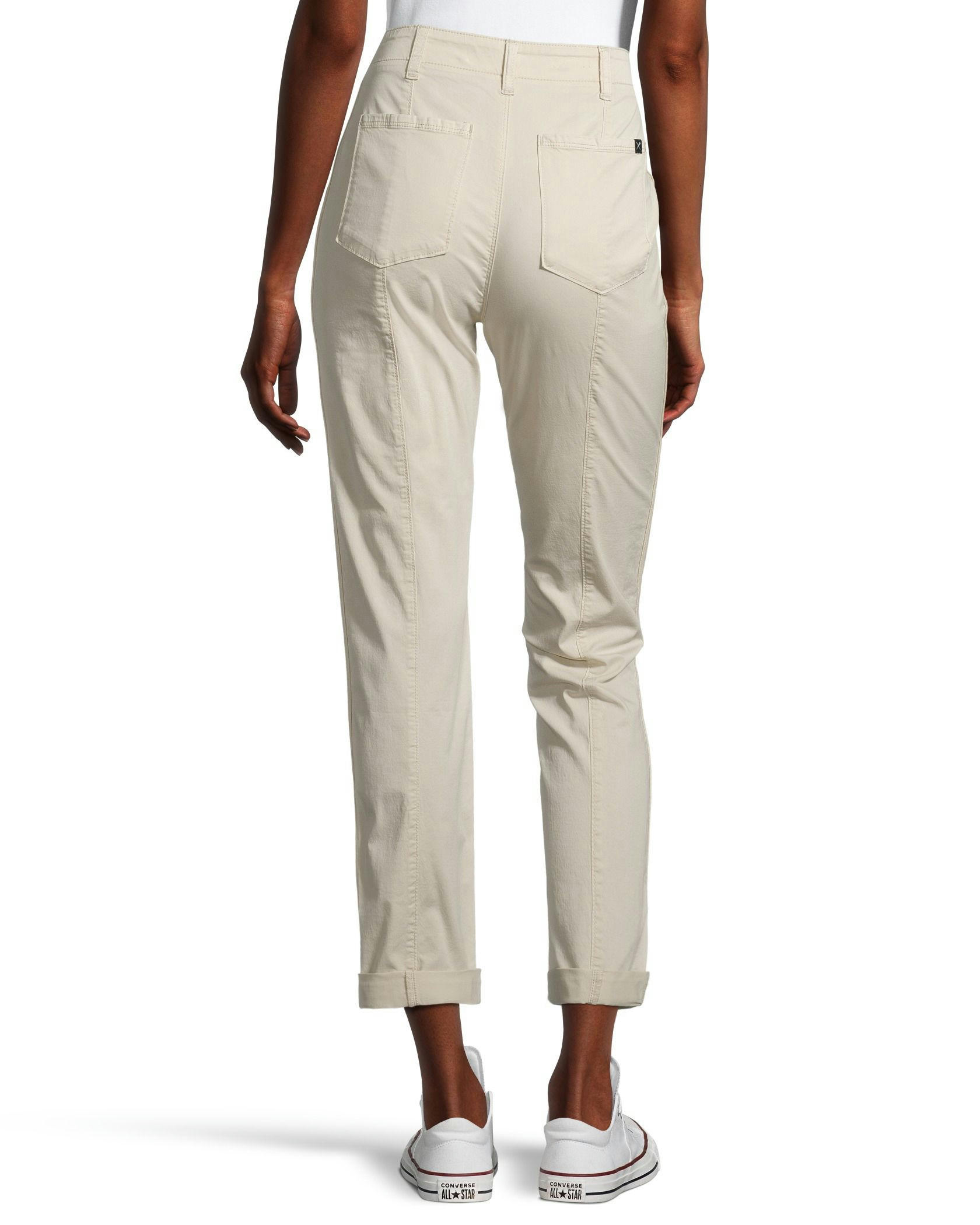 Denver Hayes Women's Garment Wash High Rise Pants