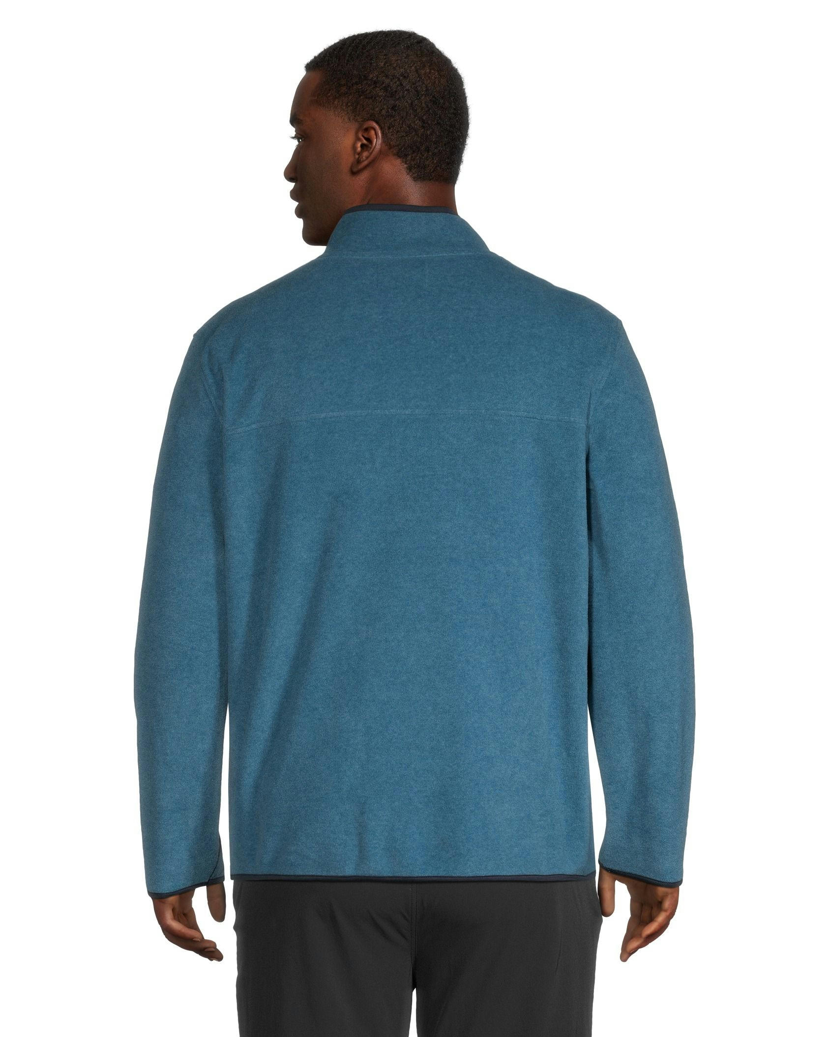 WindRiver Men's Outdoor Fleece Quarter Snap Mockneck
