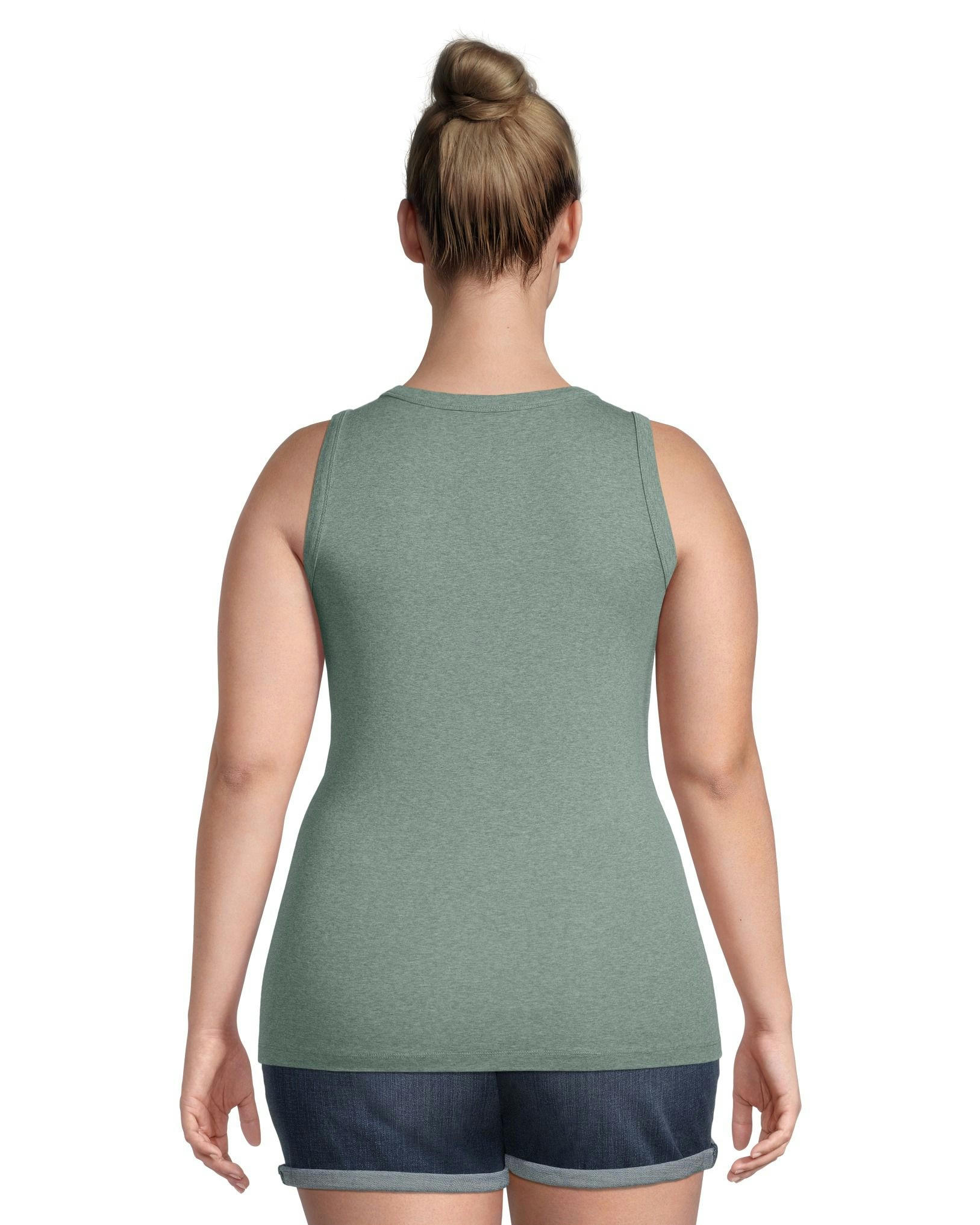 Women's Fitted Henley Tank