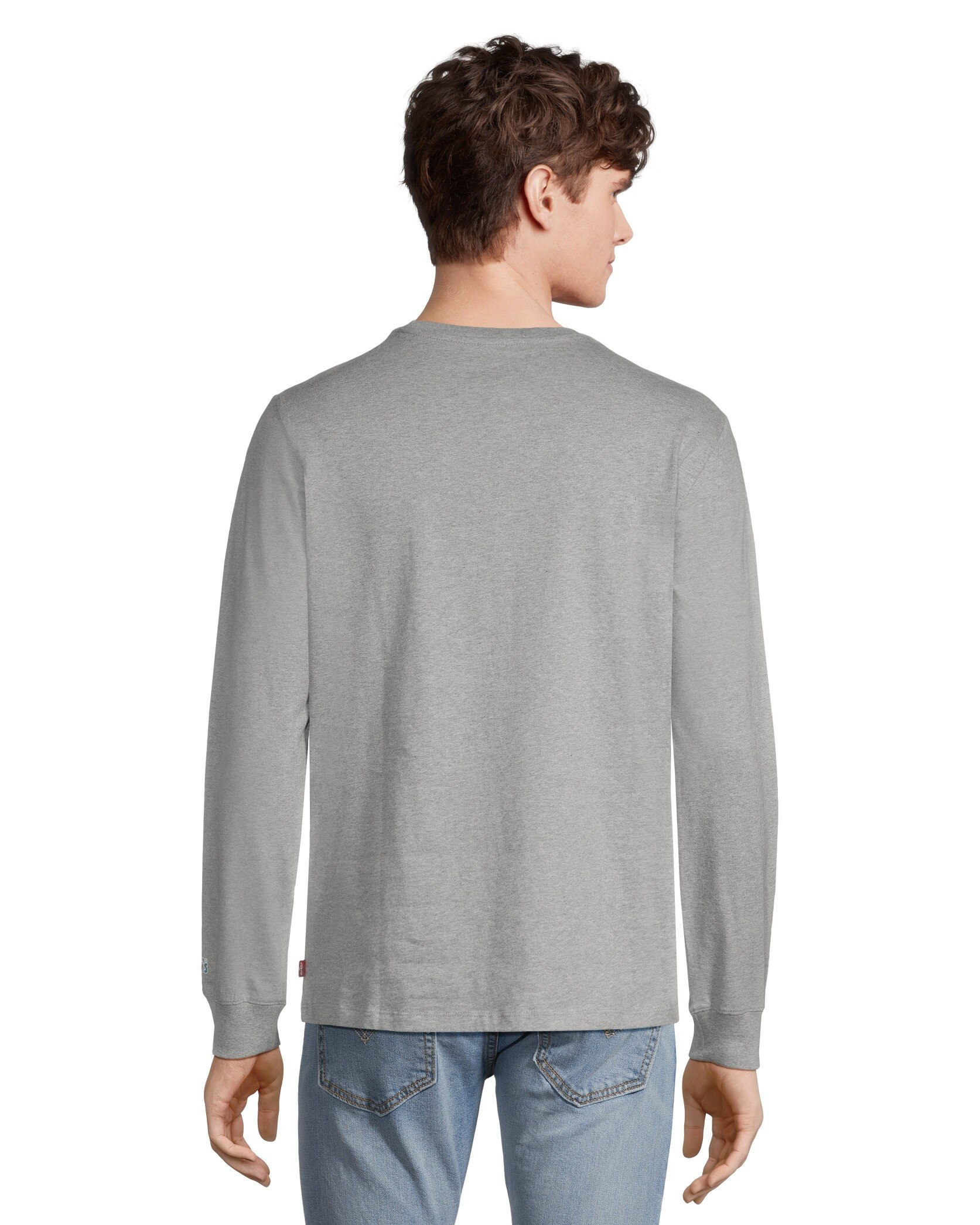 Levi's Men's Altered State Long Sleeve Soft Jersey Crewneck Cotton Graphic T Shirt