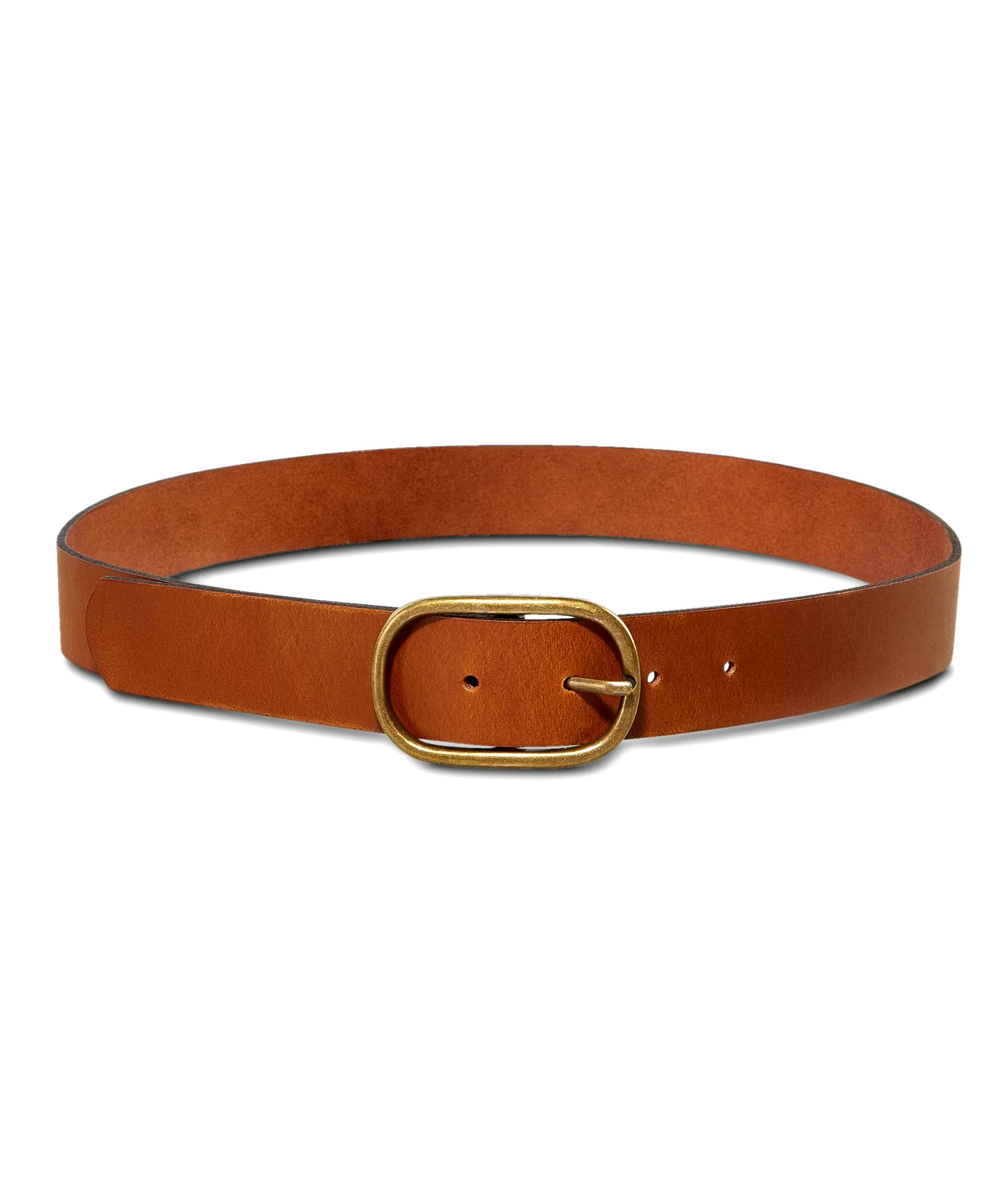 Denver Hayes Women's Italian Split Leather Belt - Black