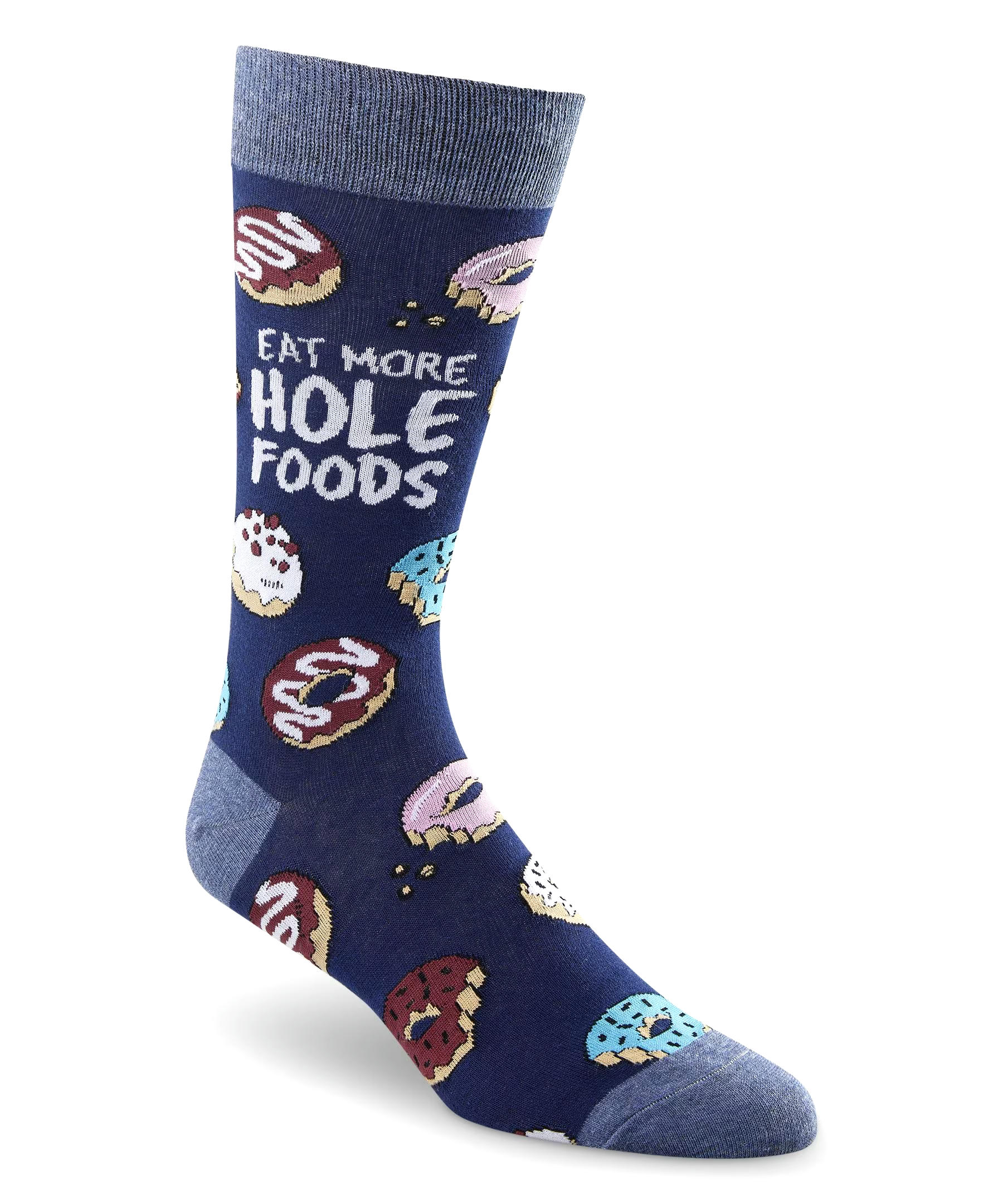 Denver Hayes Men's FRESHTECH® Novelty Food Pattern Casual Crew Socks