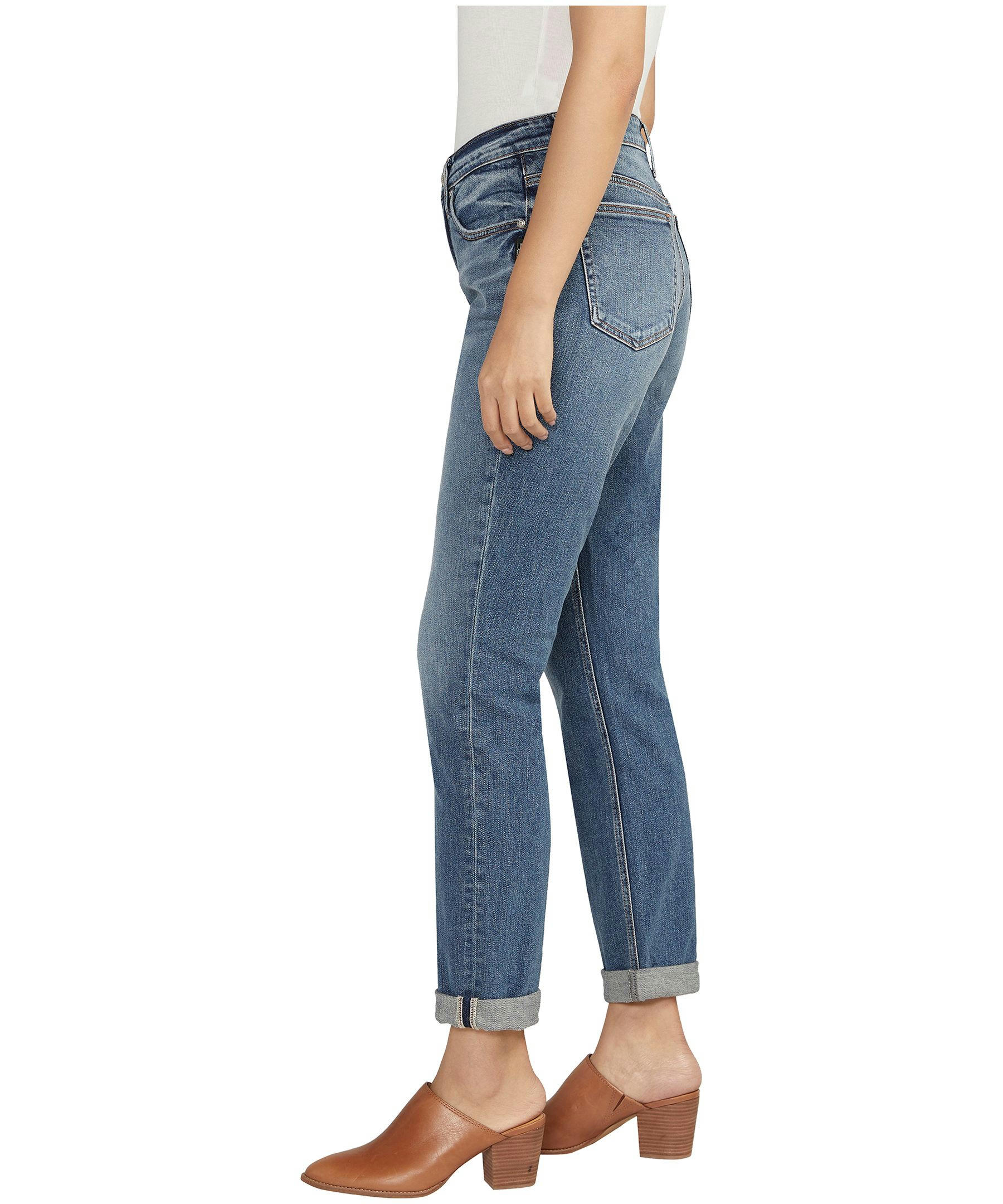 Silver Women's Beau High Rise Slim Leg Boyfriend Jeans