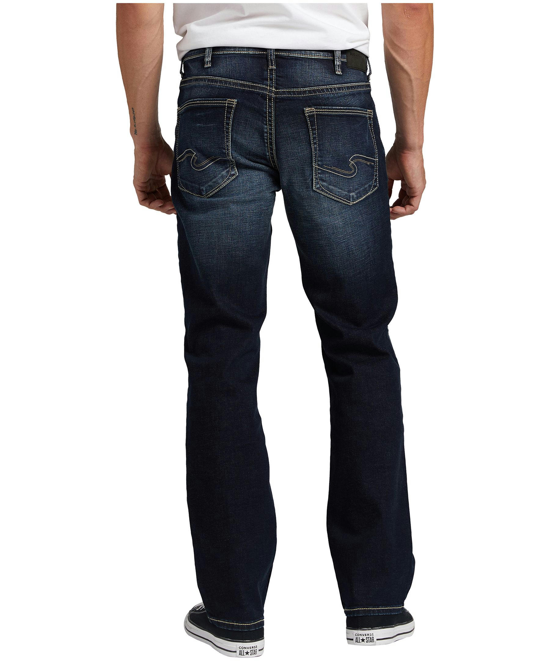 Silver Men's Gordie Relaxed Fit Straight Leg Jeans