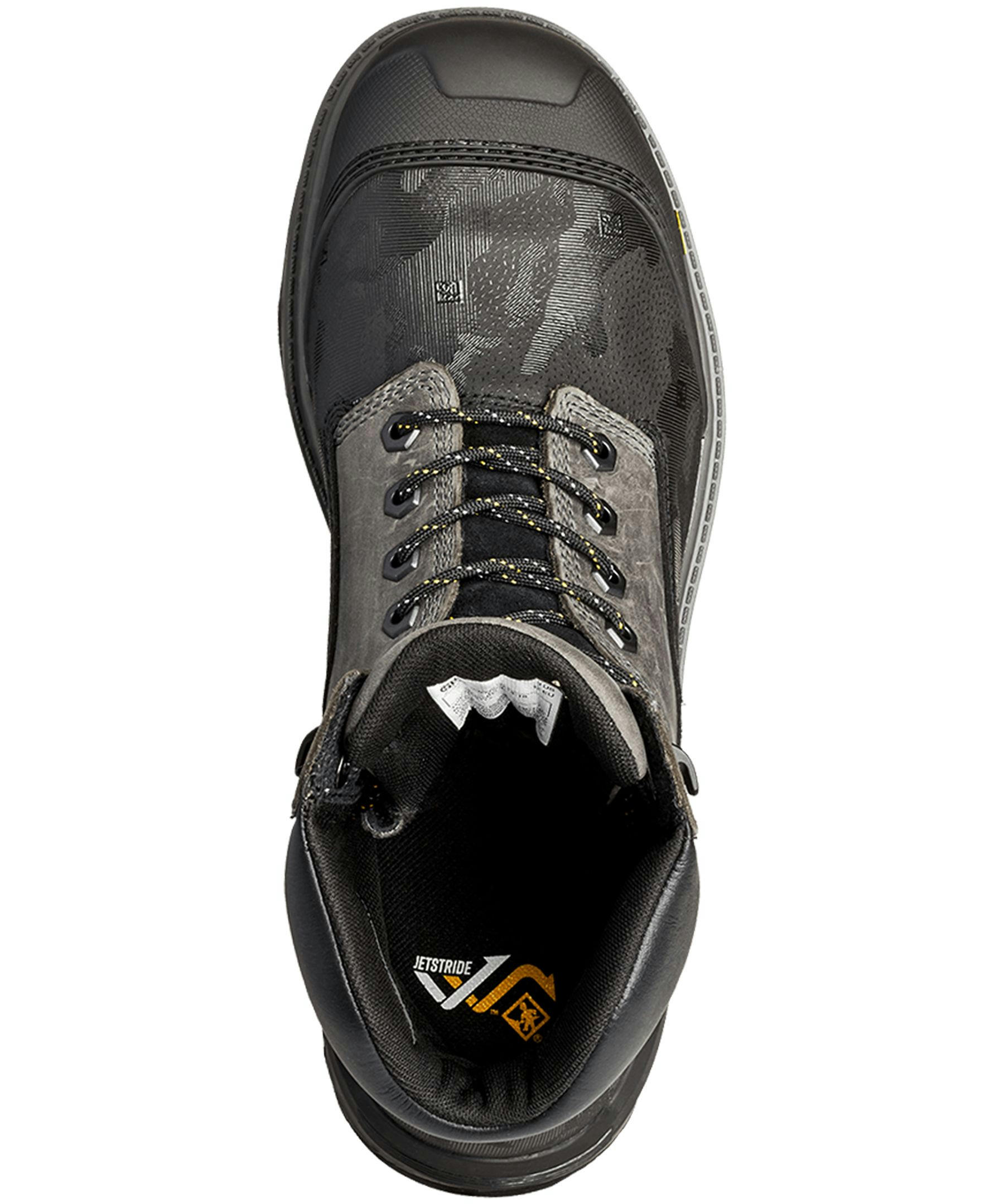 Terra Men's Composite Toe Composite Plate Terra Gantry 8 Inch Waterproof Work Boots - Grey