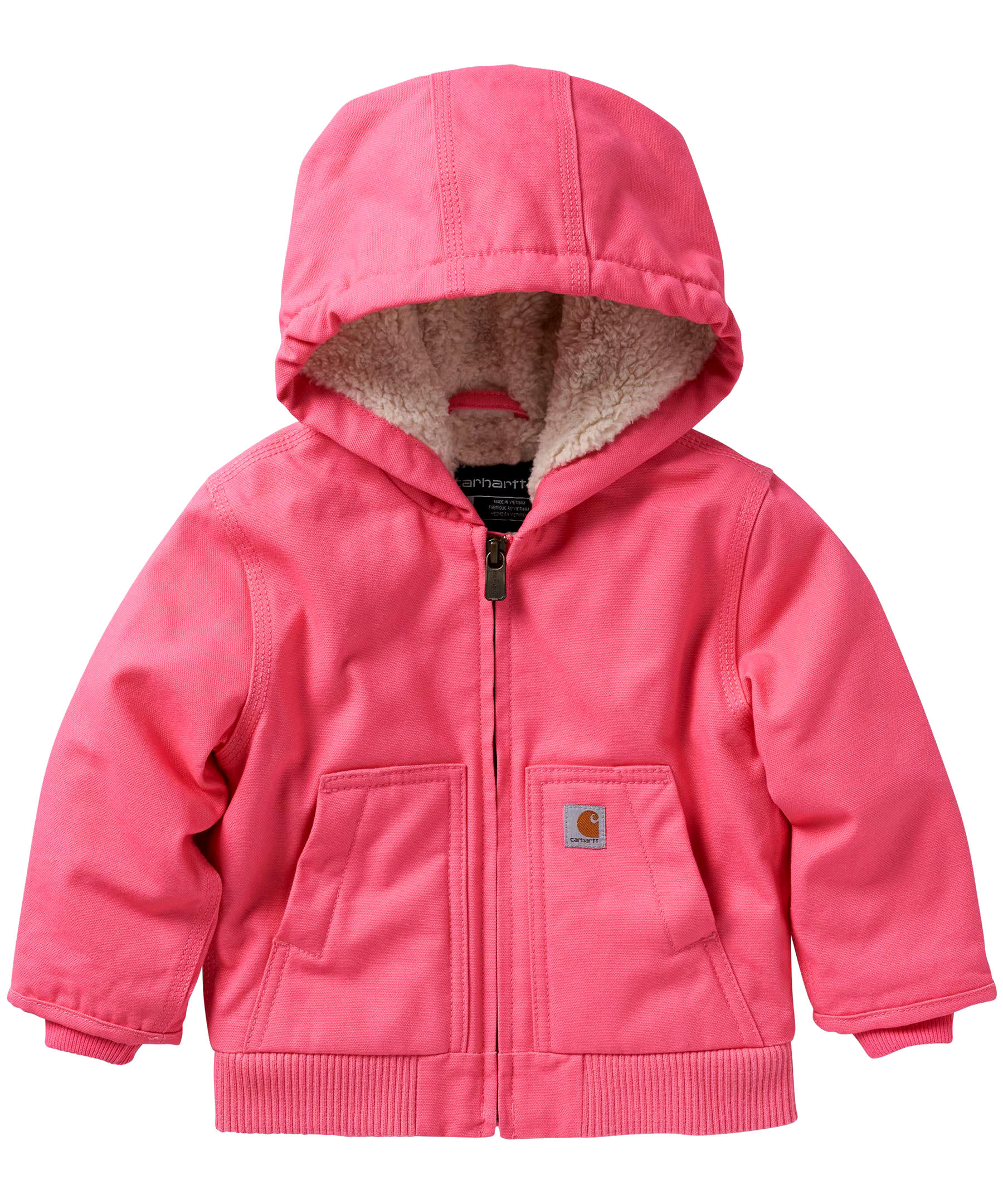 Carhartt Kids' Canvas Long Sleeve Insulated Hooded Jacket