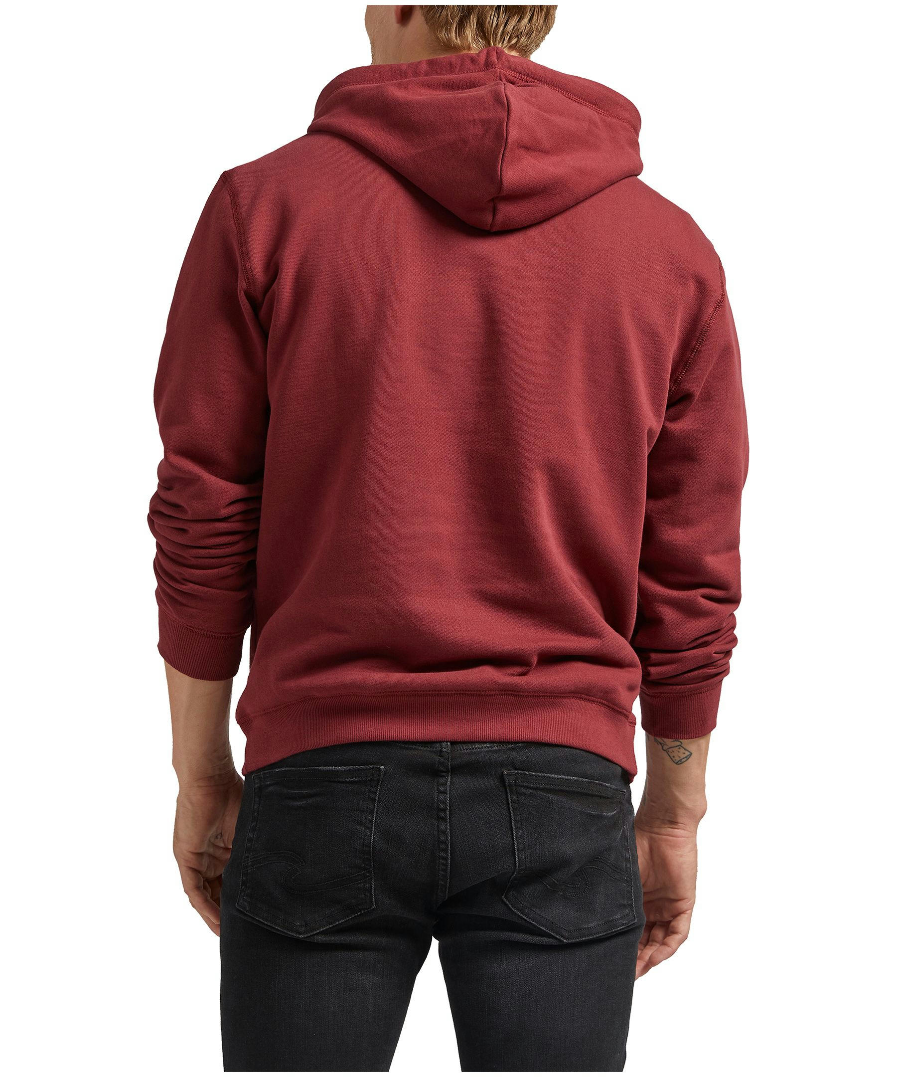 Silver Unisex Logo French Terry Hoodie Sweatershirt