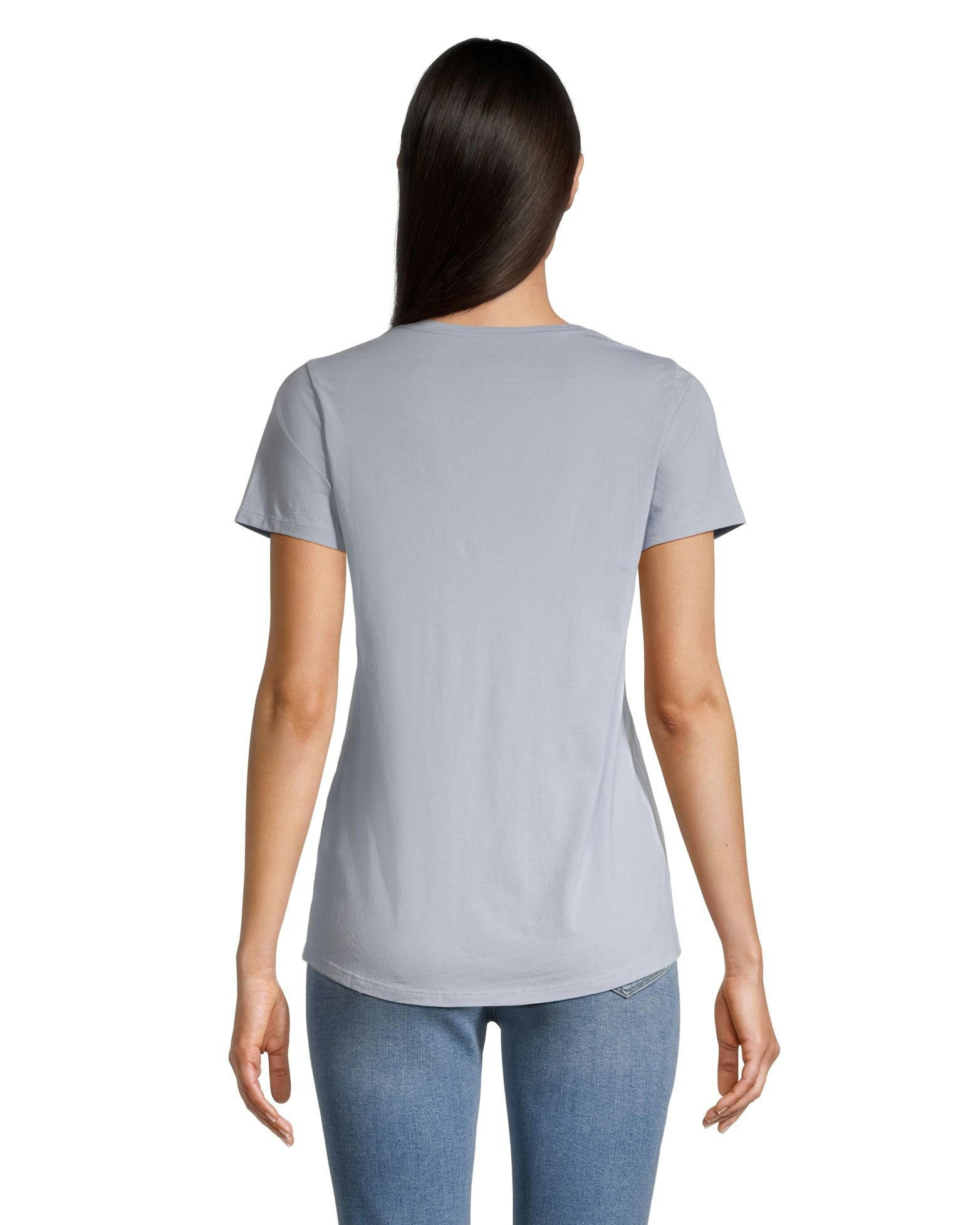 Denver Hayes Women's Semi Fitted V Neck T Shirt