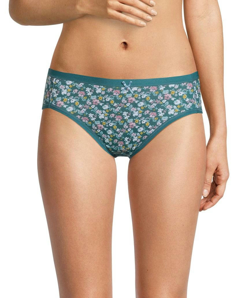 Denver Hayes Women's 2 Pack Perfect Fit Cotton Stretch Hi Cut Panty