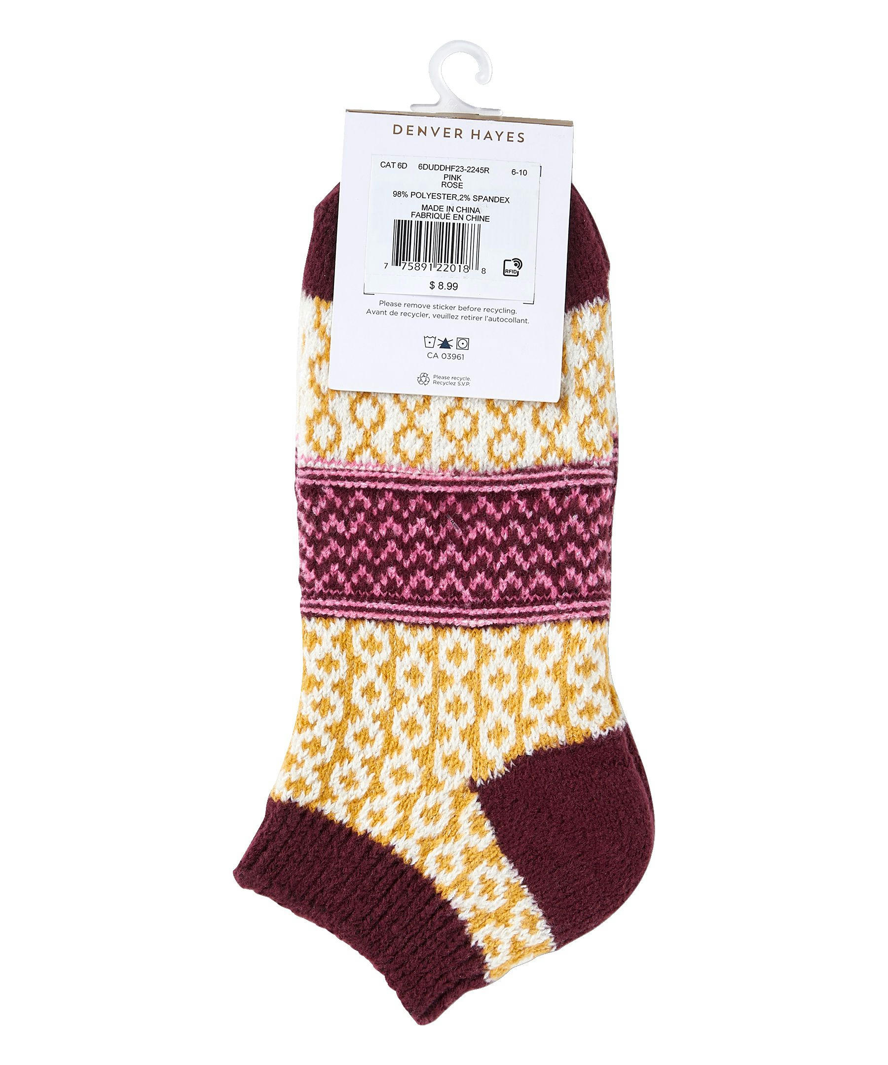 Denver Hayes Women's Super Soft Lowcut Socks