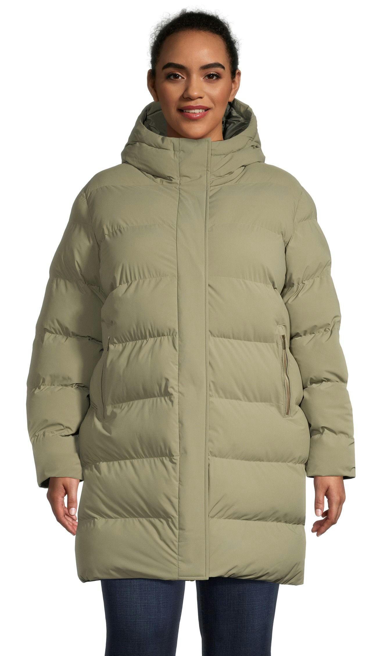 Denver Hayes Women's Hyper-Dri HD1 T-Max Mid-Length Puffer Jacket