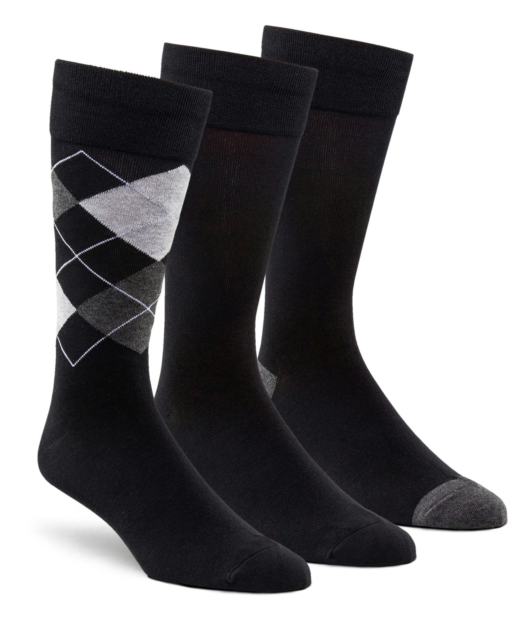 Denver Hayes Men's 3 Pack Bogo Casual Crew Socks