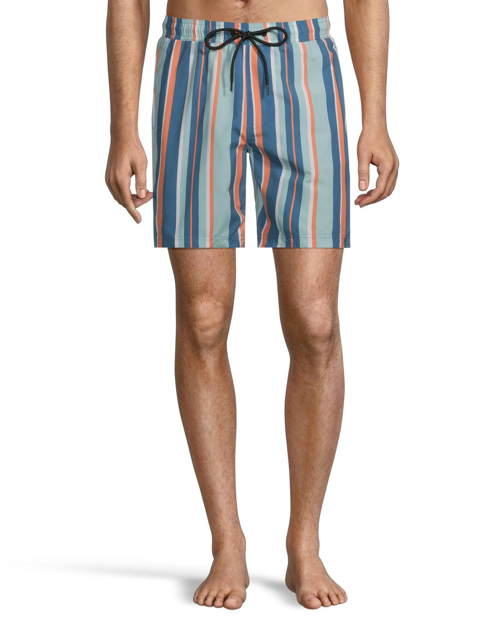 EXP Men's Camo Mid Rise Swim Shorts