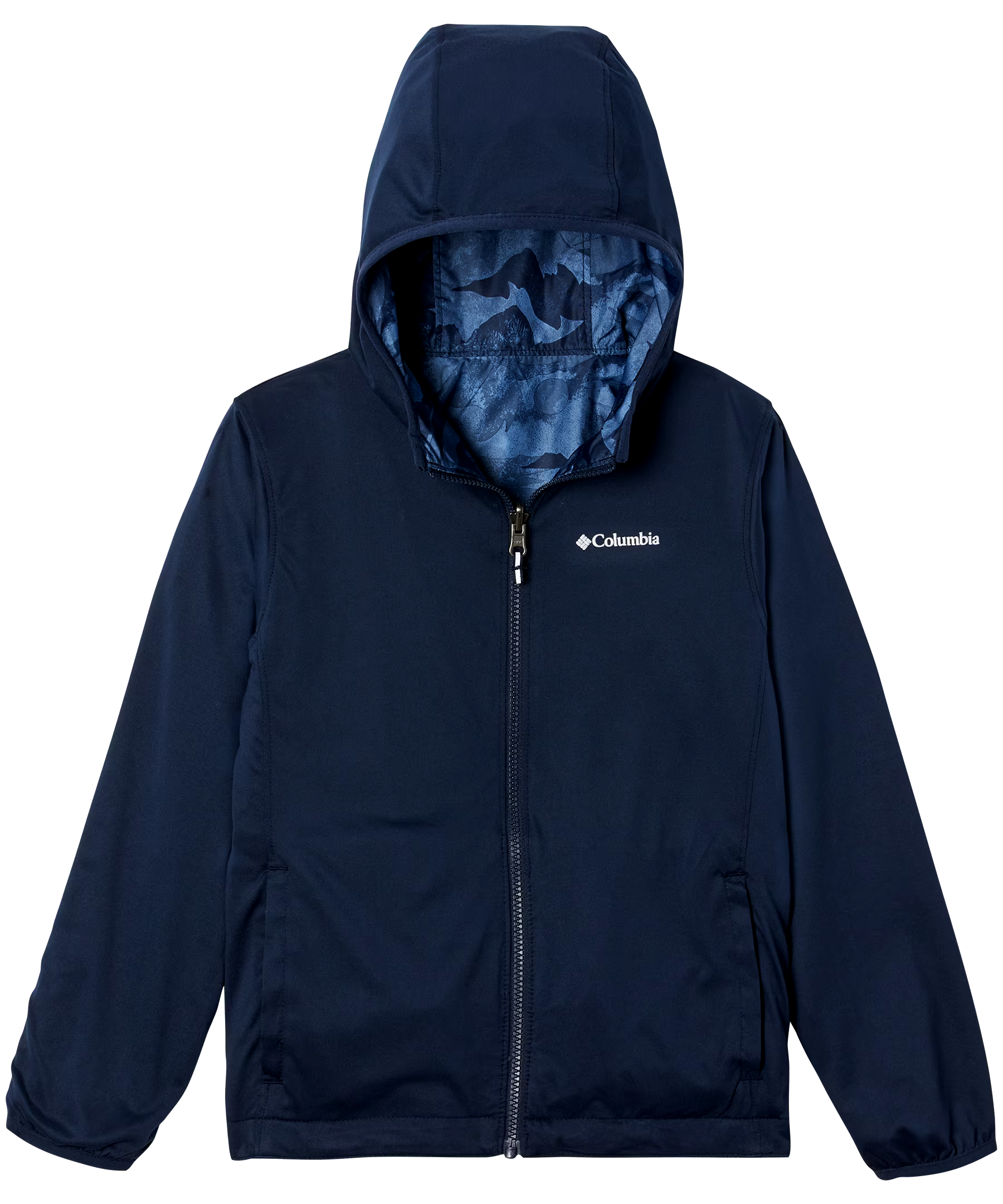 Columbia Youth Boys' Pixel Grabber Water Resistant Reversible Jacket