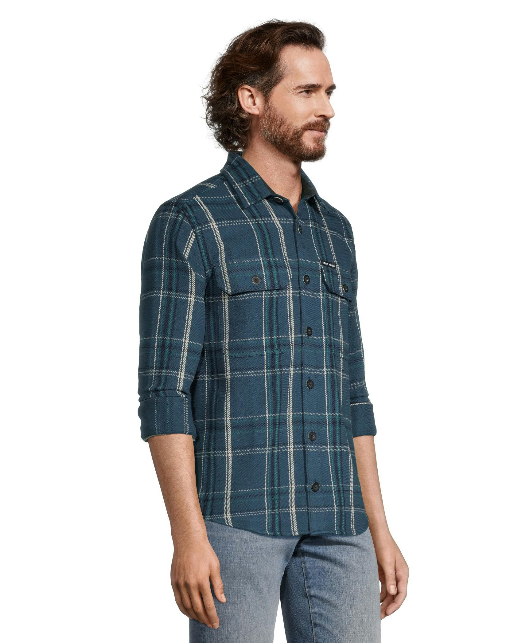 Helly Hansen Men's Drammen Long Sleeve Casual Fit Flannel Shirt