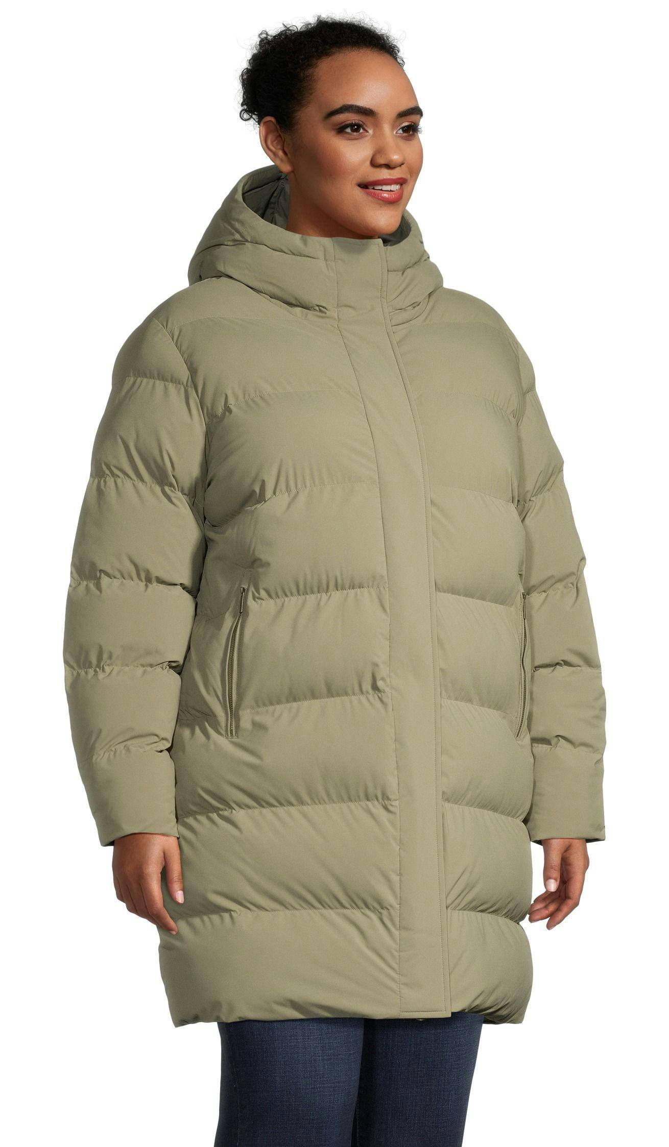 Denver Hayes Women's Hyper-Dri HD1 T-Max Mid-Length Puffer Jacket