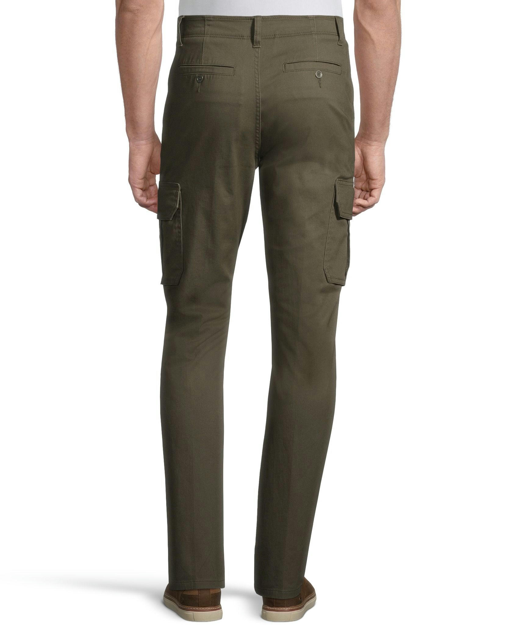 Denver Hayes Men's Stretch Slim Cargo Pants
