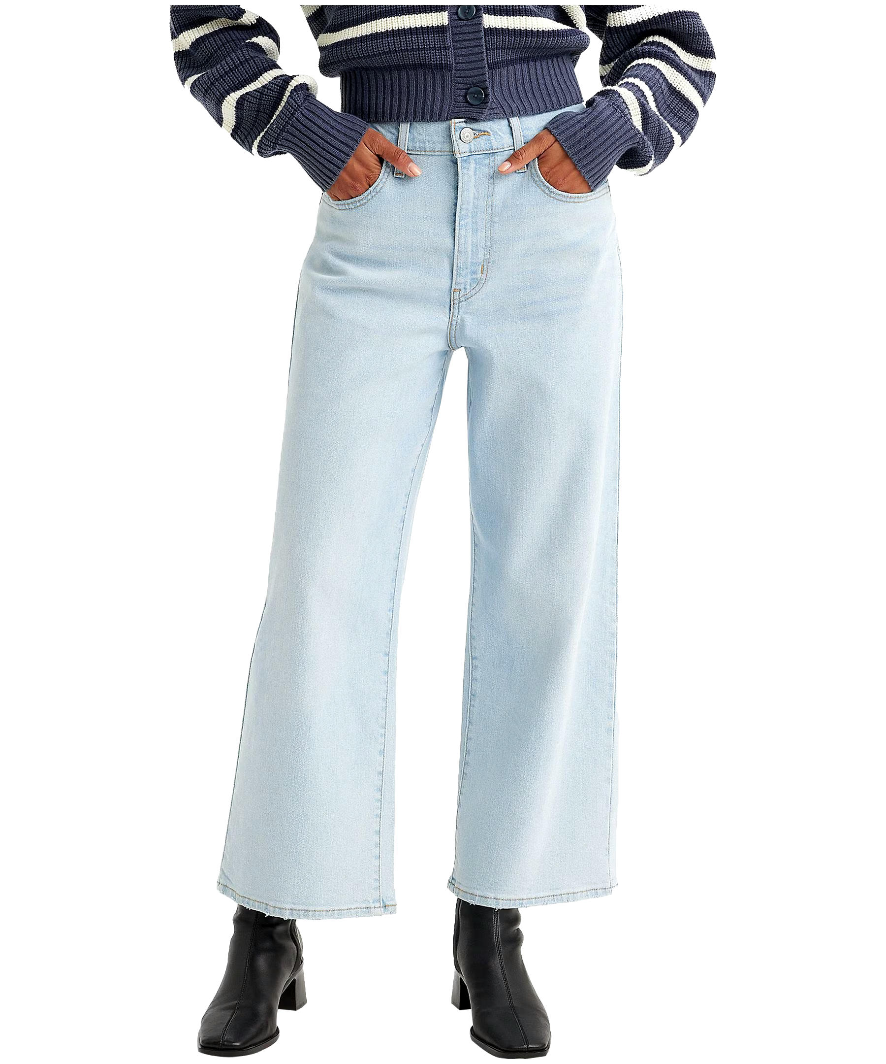 Levi's Women's High Rise Loose Fit Wide Leg  Jeans