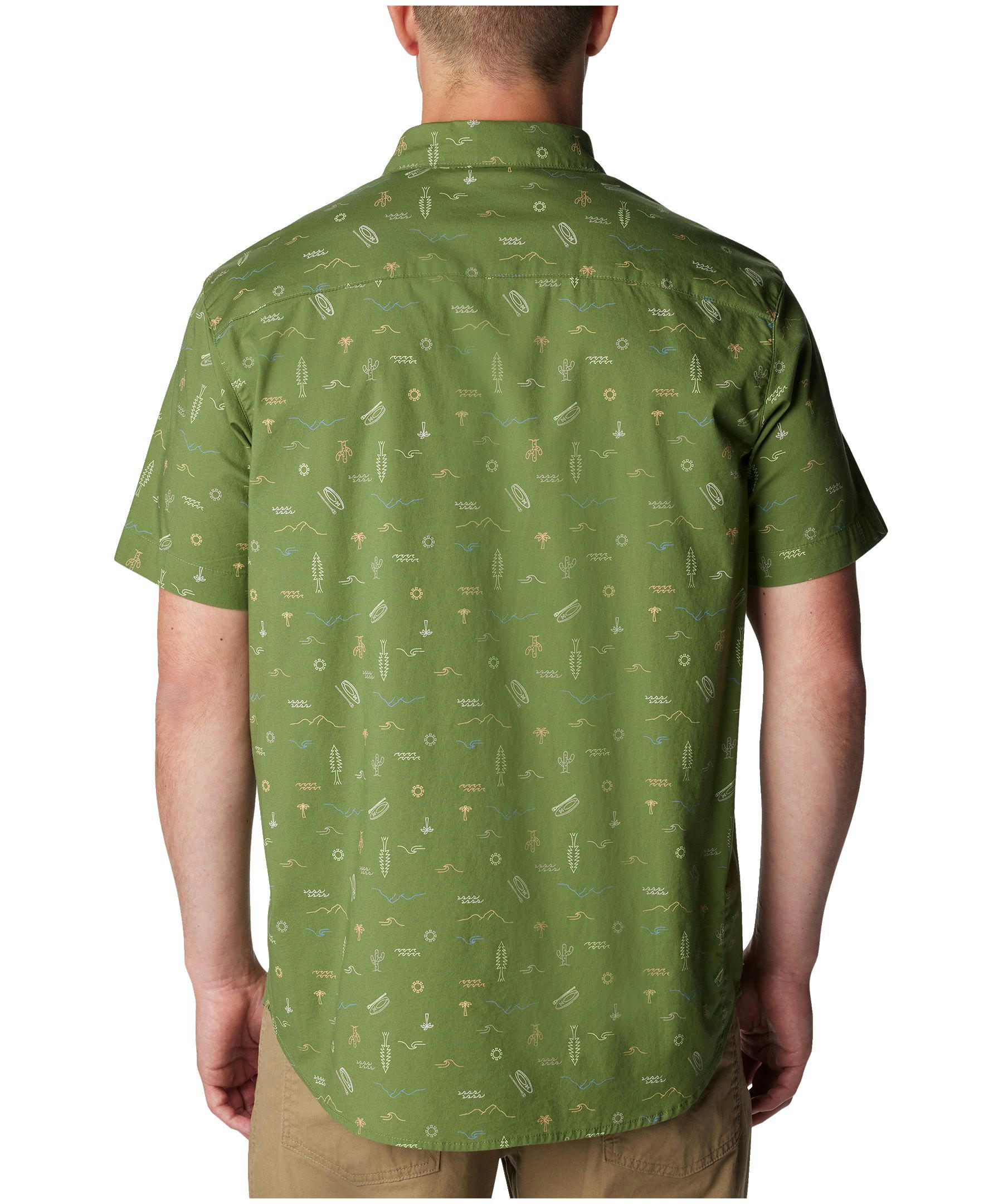 Columbia Men's Rapid Rivers Short Sleeve Printed Shirt