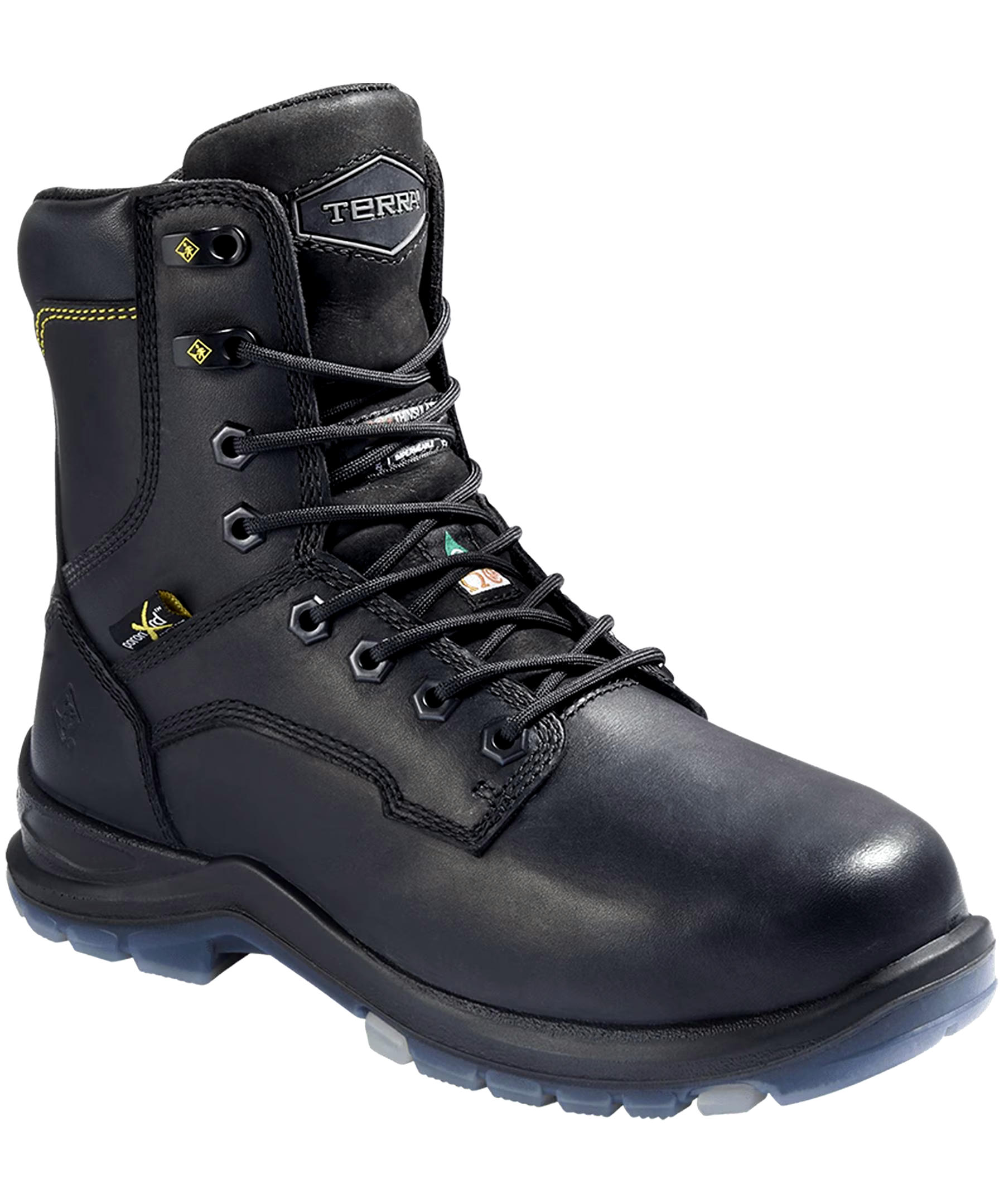 Terra Women's Composite Toe Composite Plate Brenn Internal Met 8 Inch Waterproof Work Boots