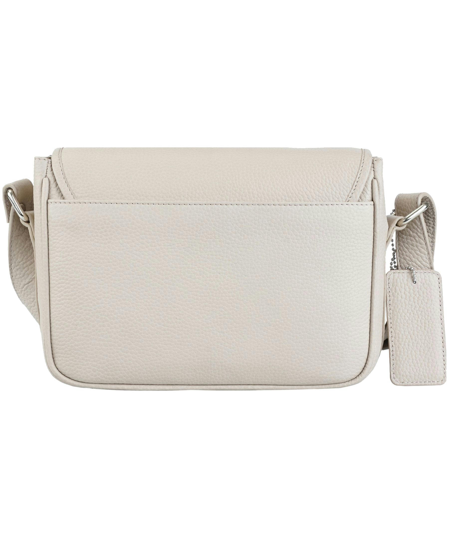 Mancini Leather Goods Women's Pebelled Kemberly Flap Closure Handbag