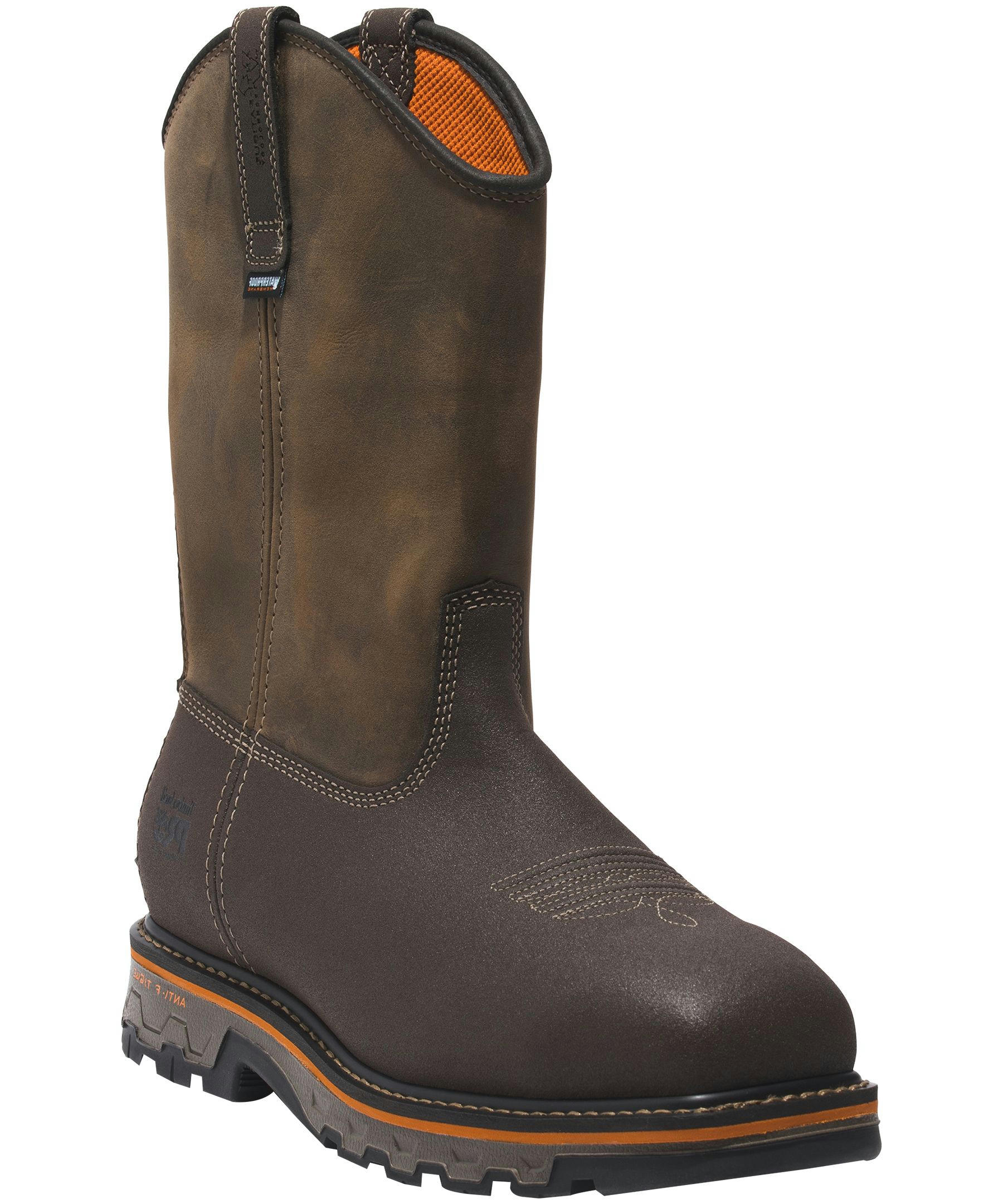 Timberland Pro Men's True Grit 8 Inch Composite Toe Composite Plate Pull On Work Boot