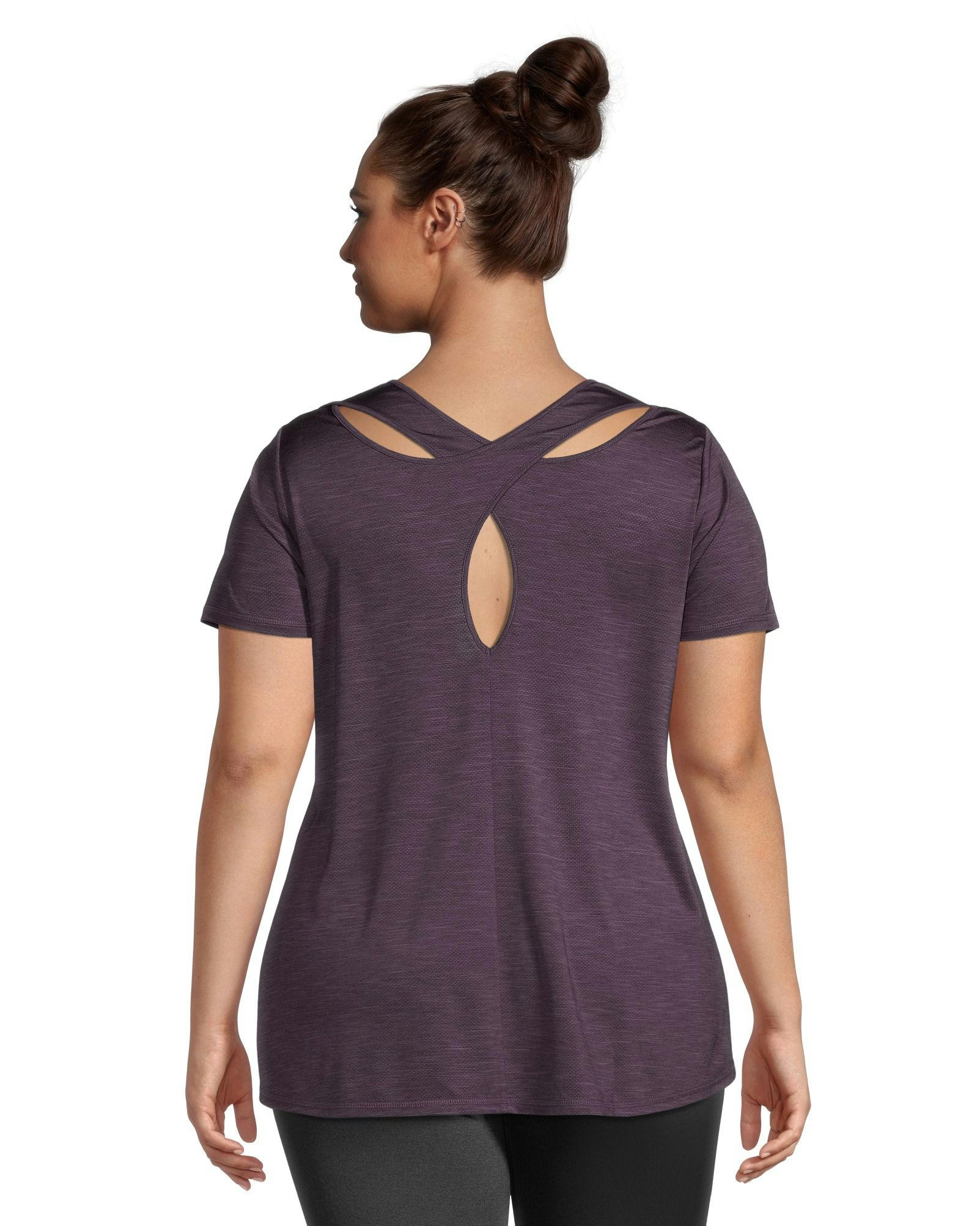 Women's Relaxed Fit Cross Back T Shirt