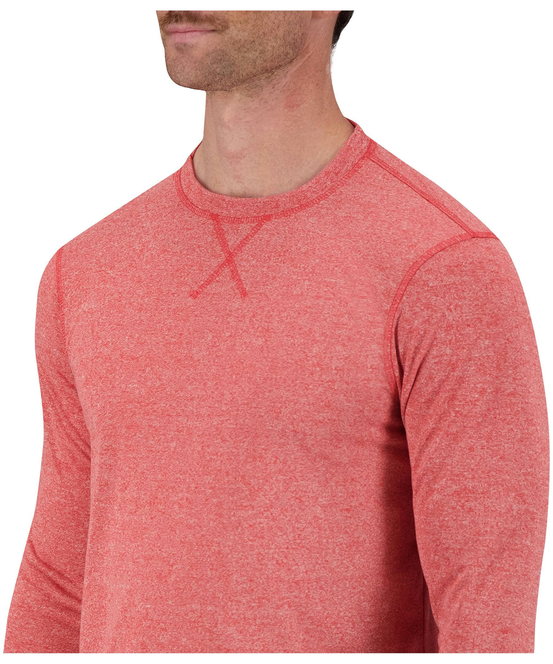 Report Men's Mathew Long Sleeve Flatlock Knit Crewneck T Shirt