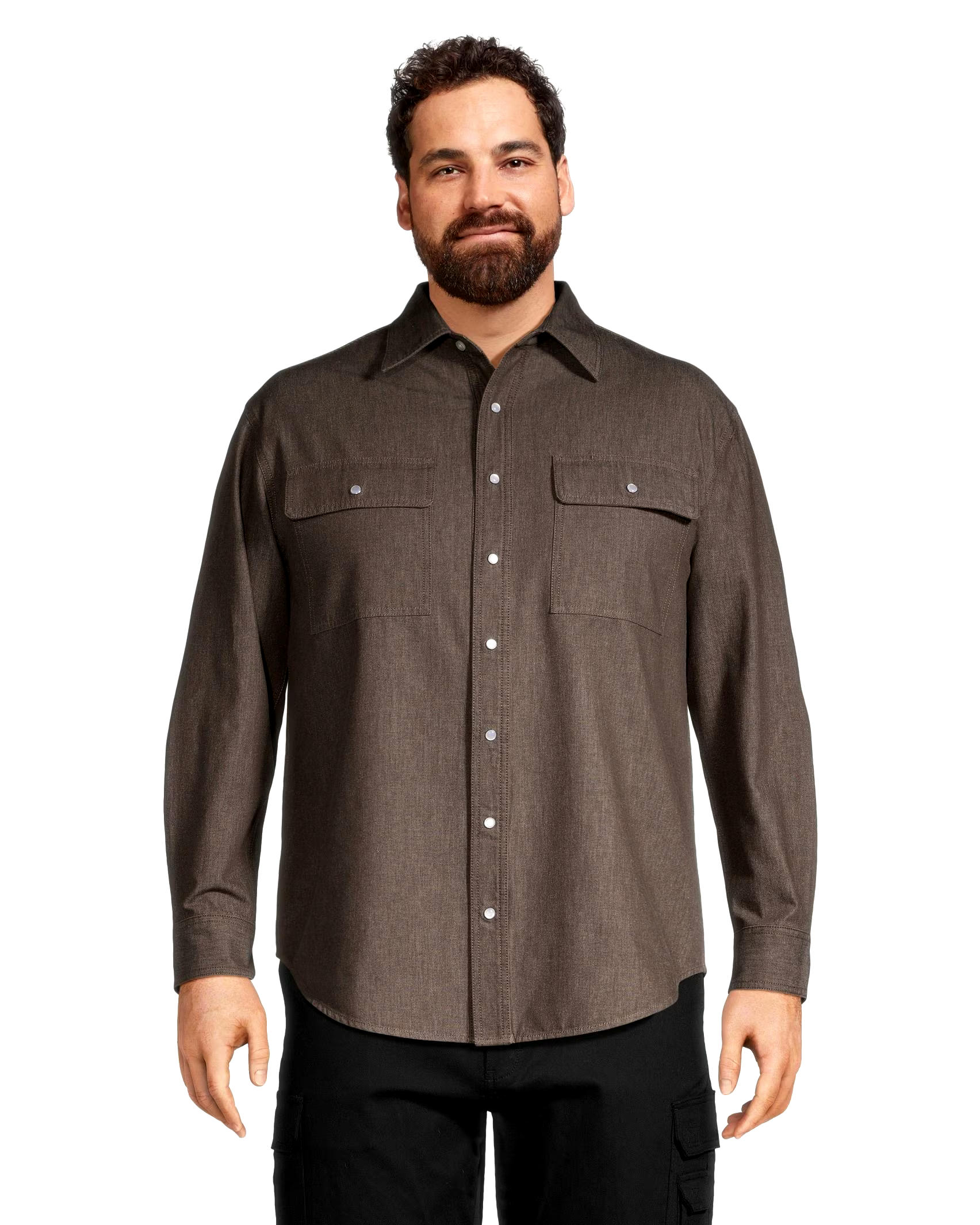 Dakota WorkPro Series Men's Snap Front Coloured Cotton Denim Shirt