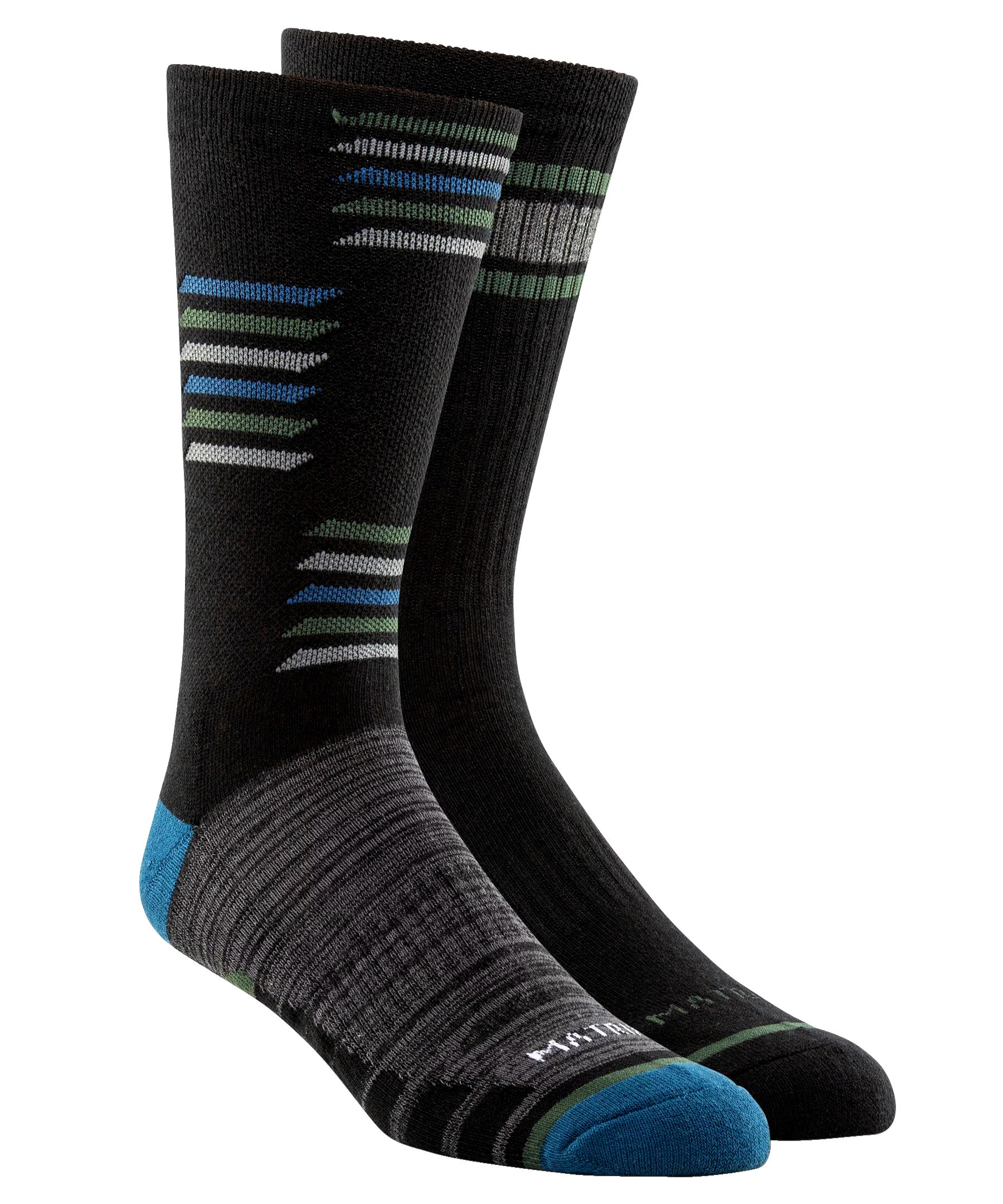 Matrix Men's 2 Pack Cotton Crew Socks