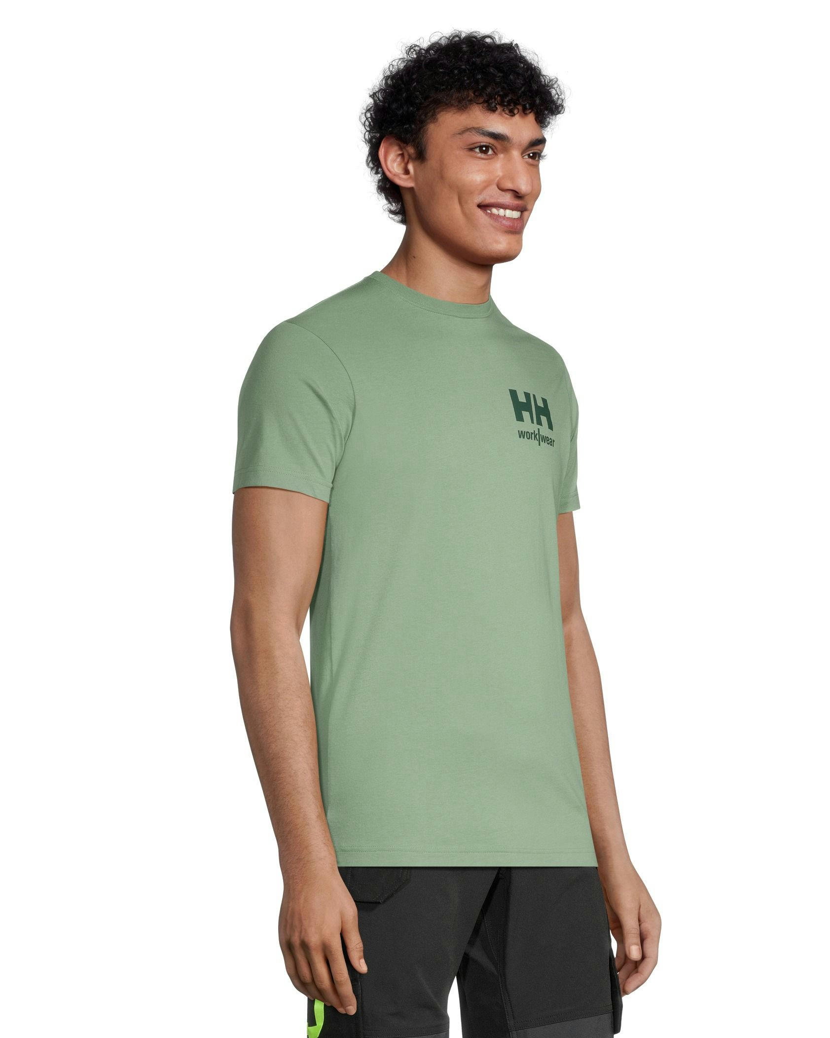 Helly Hansen Workwear Men's Chest Logo Cotton Short Sleeve T Shirt