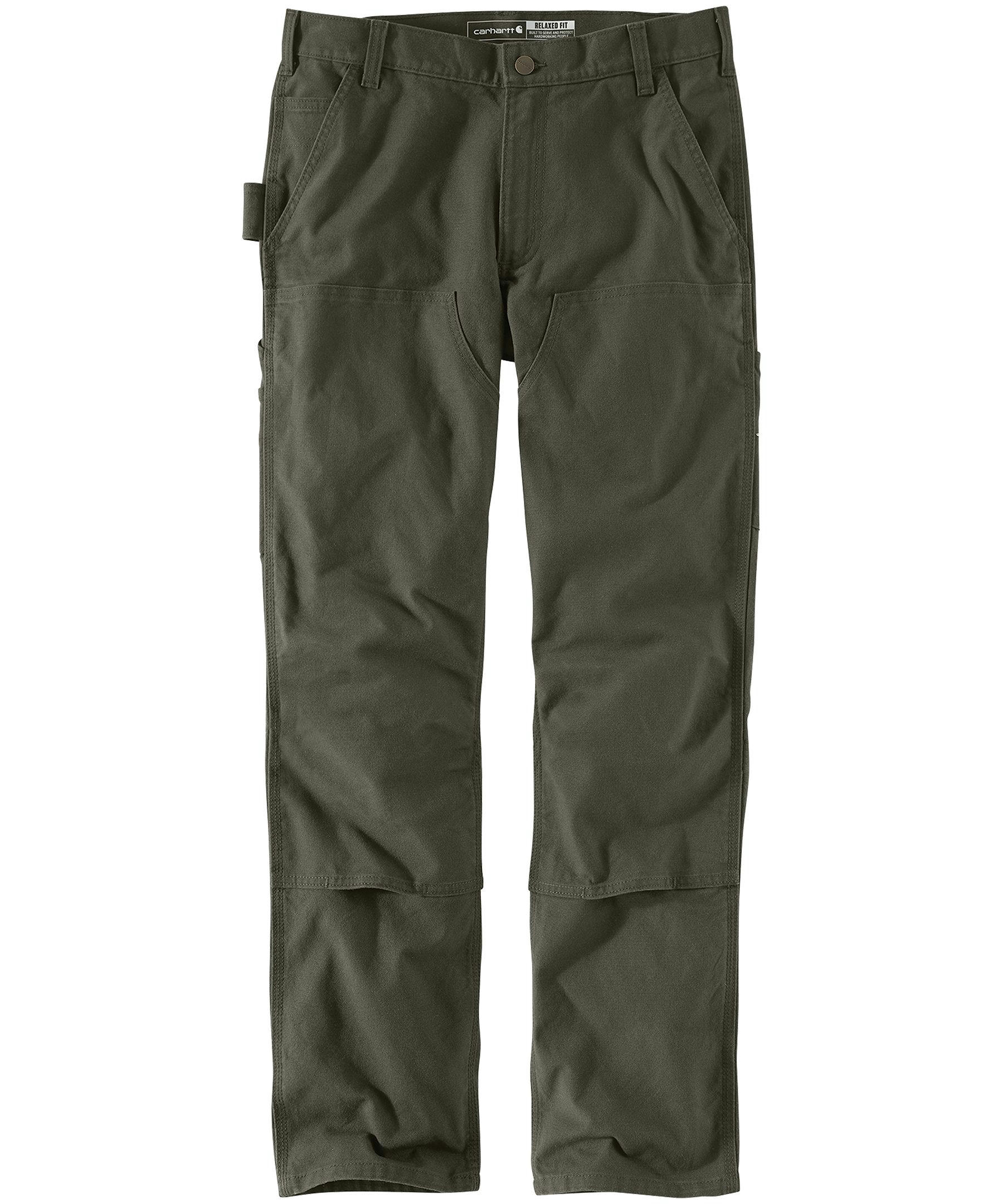 Carhartt Men's Rugged Flex Relaxed Fit Duck Double Front Pants - Carhartt Brown