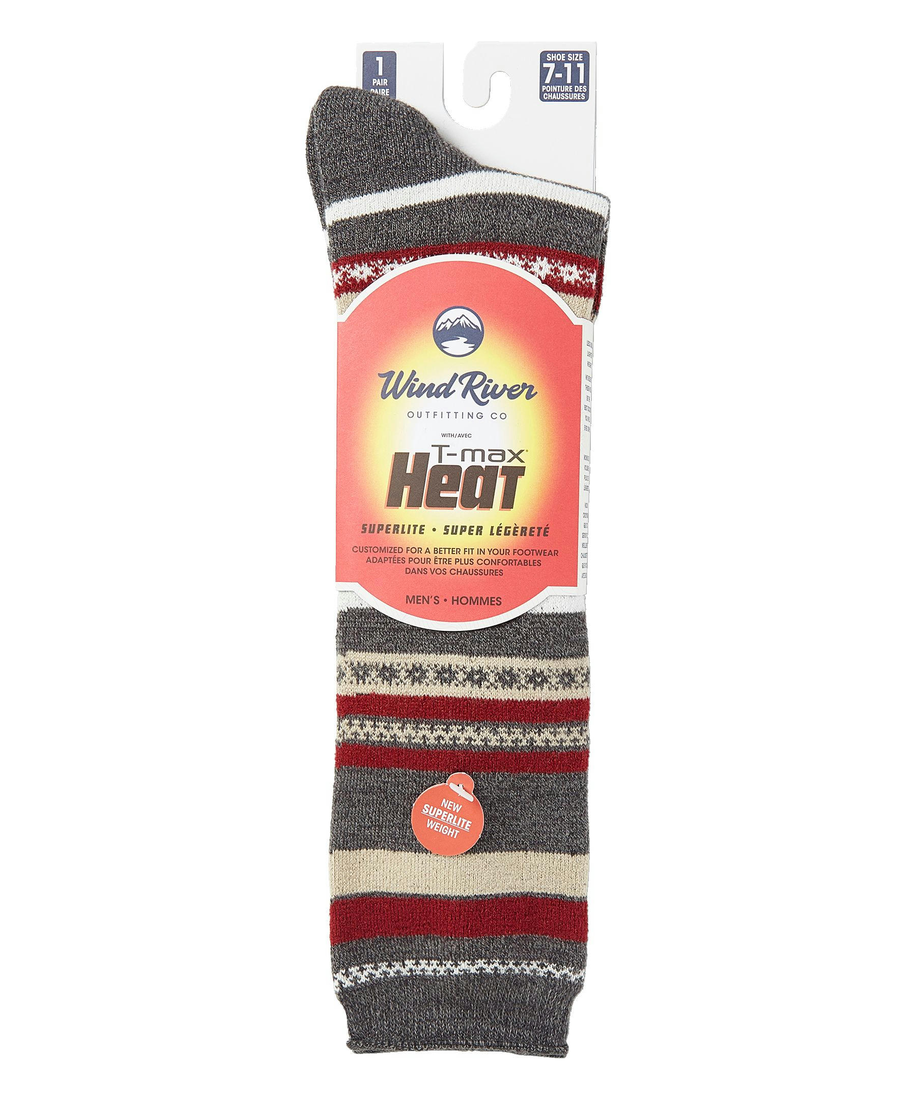 WindRiver Men's TMAX Heat Super Lite Boot Socks
