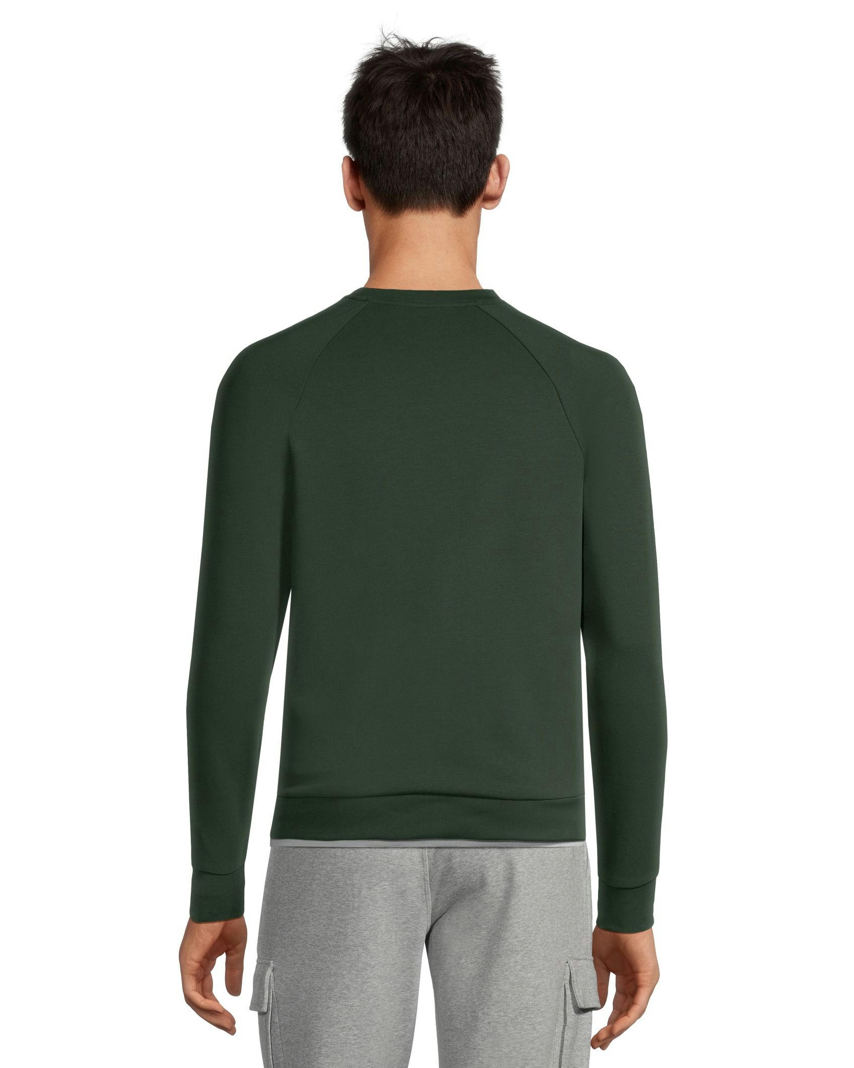 Matrix Men's Double-Knit Kangaroo Pocket Crew Neck Shirt