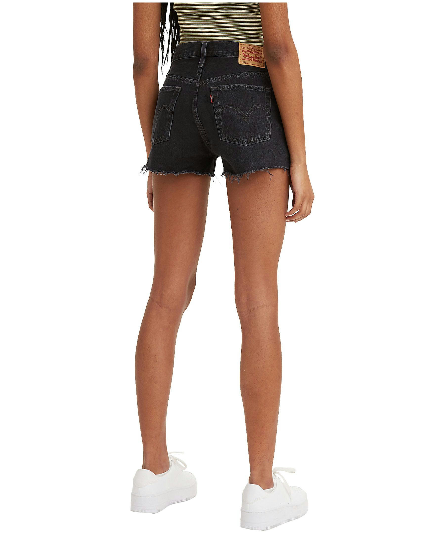 Levi's Women's 501 Original High Rise Jean Shorts - Black